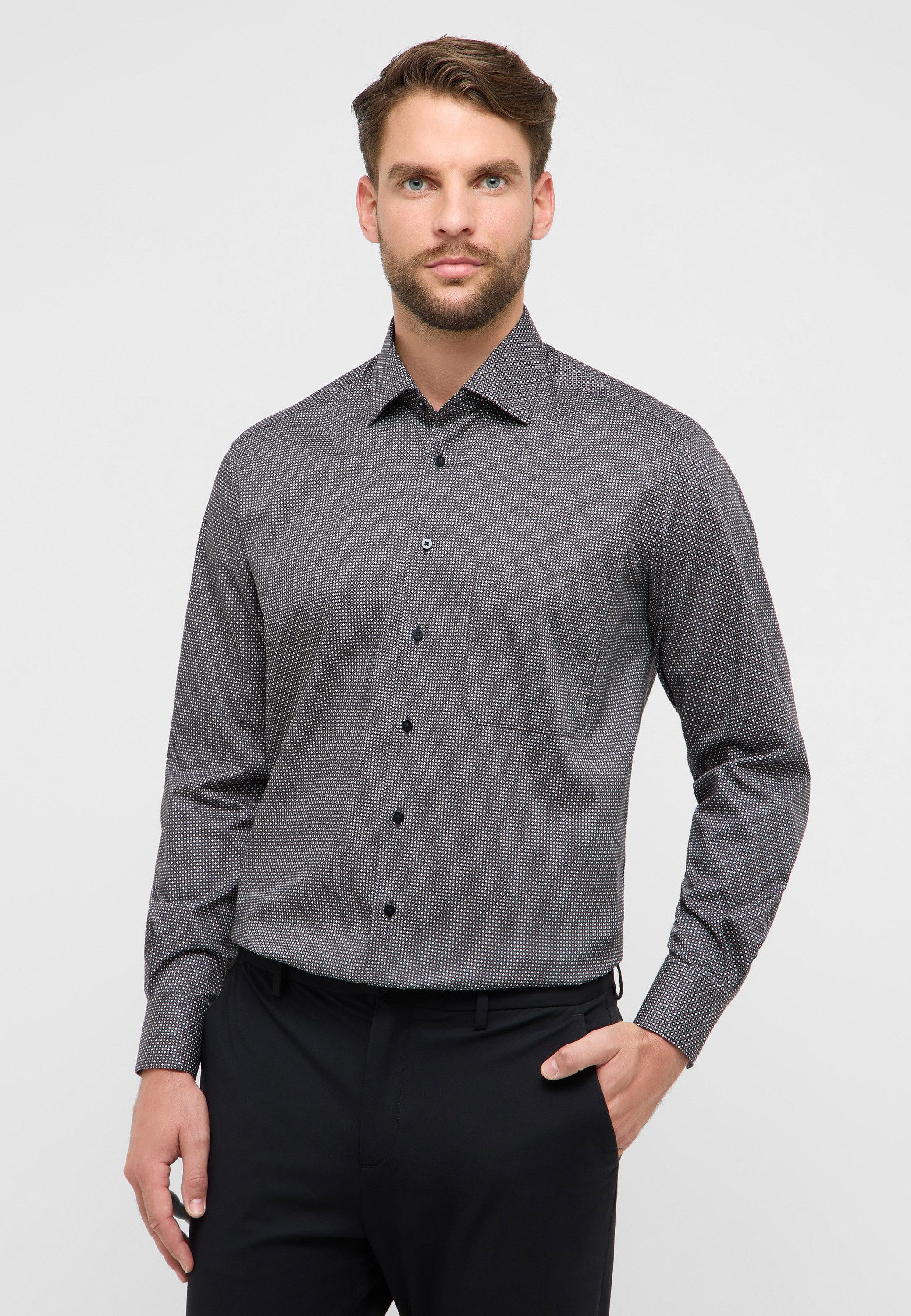 Eterna Langarmhemd COMFORT FIT NON IRON (bügelfrei)