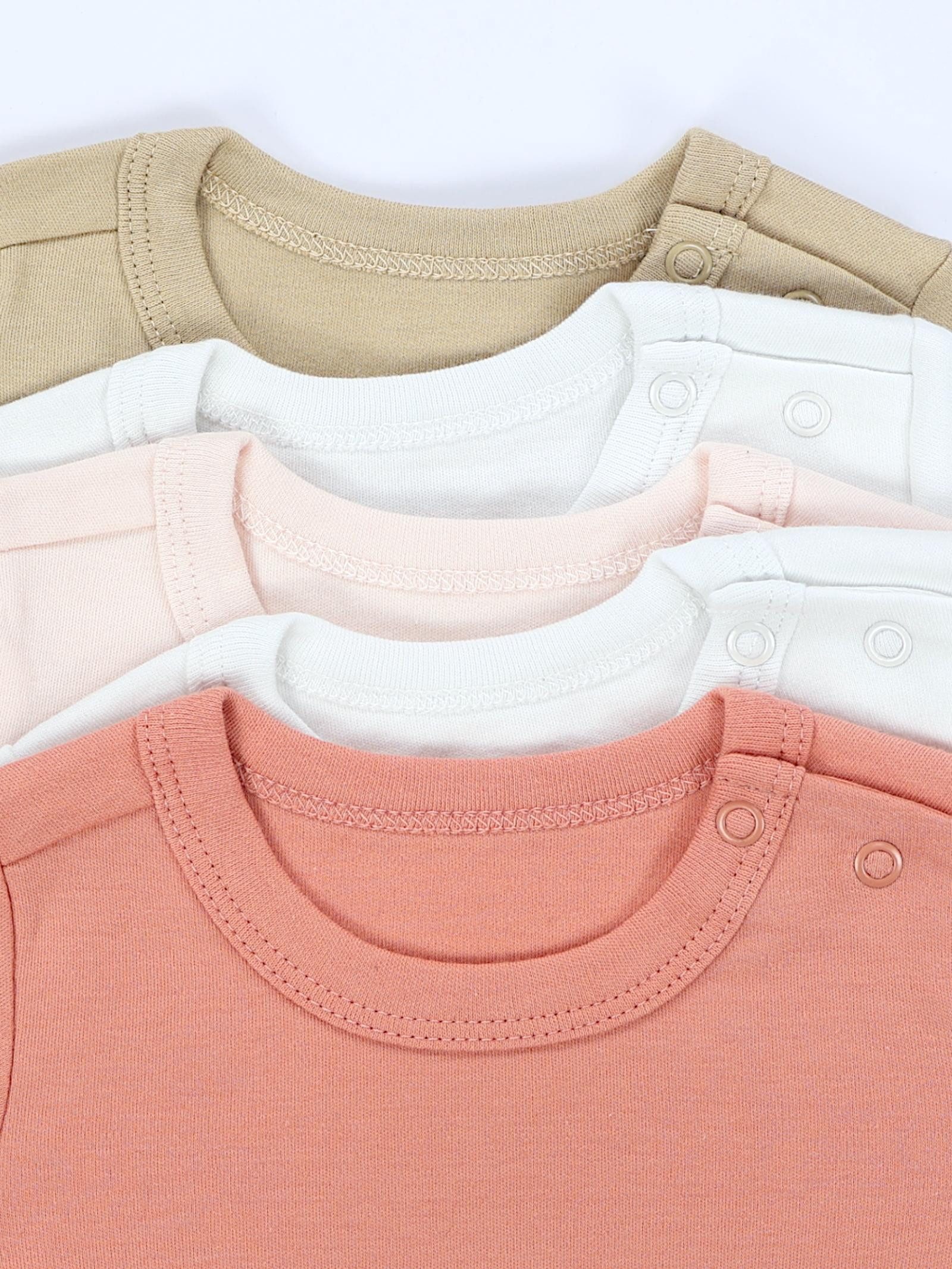 TupTam Langarmshirt TupTam Baby Mädchen Langarmshirt 5er Set – Bild 5 von 5