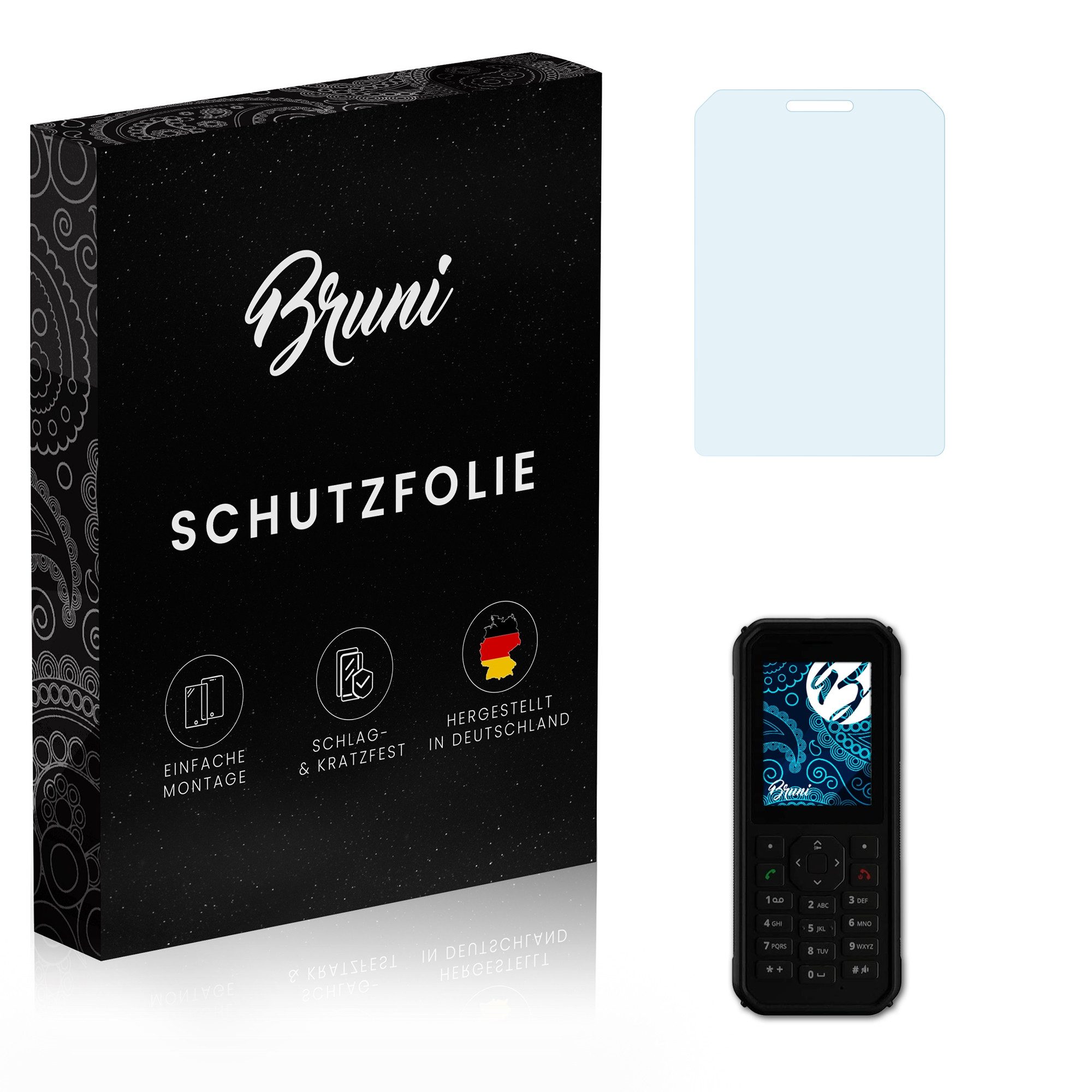 Schutzfolie Glasklare Displayschutzfolie für CAT B40
