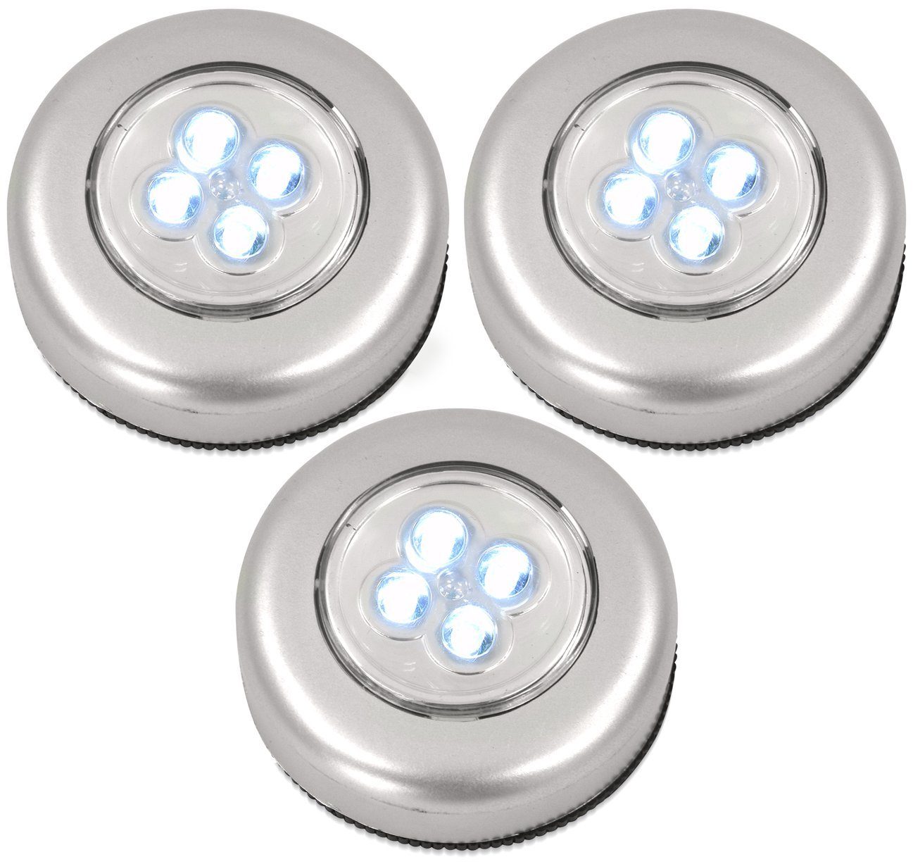 EAXUS LED Unterbauleuchte Selbstklebende Touch Schrankleuchte/Küchenunterbauleuchte, LED fest integriert, Batteriebetrieben, für Küche, Garage & Co.