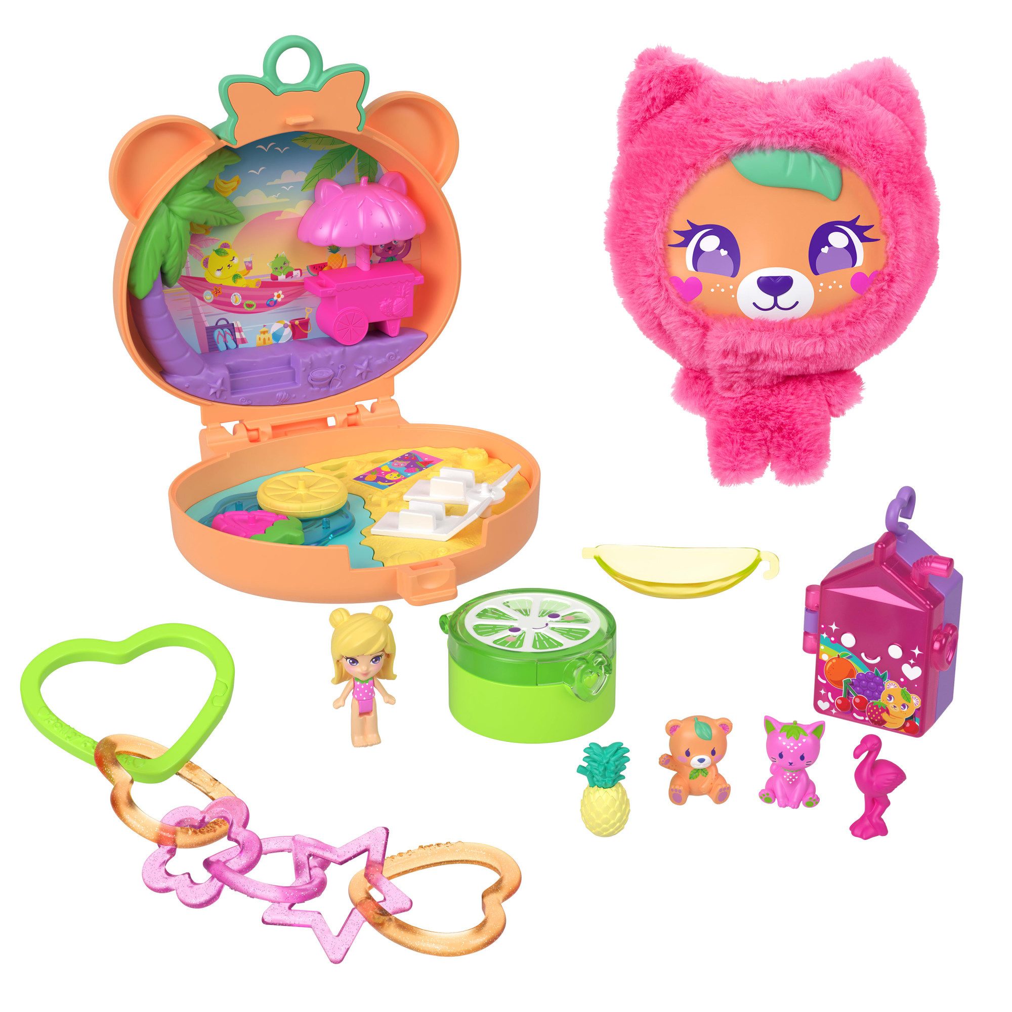 Polly Pocket Spielwelt Plüsch Schatulle