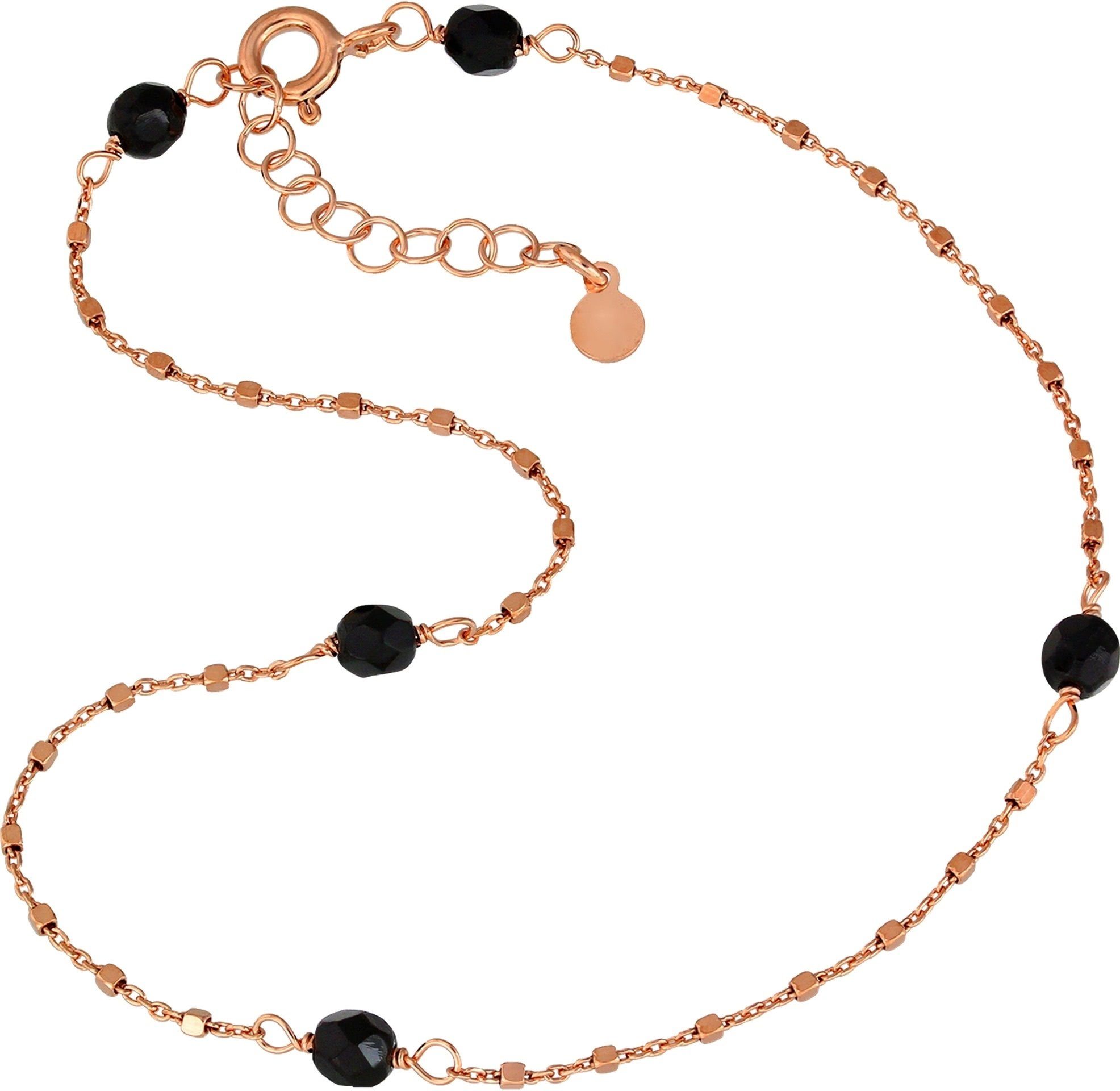SilberDream Fußkette mit Anhänger SilberDream Fußkette 333er rosegold Damen, Damen Fußkette aus 925 Sterling Silber, vergoldet (Roségold 333), Farb