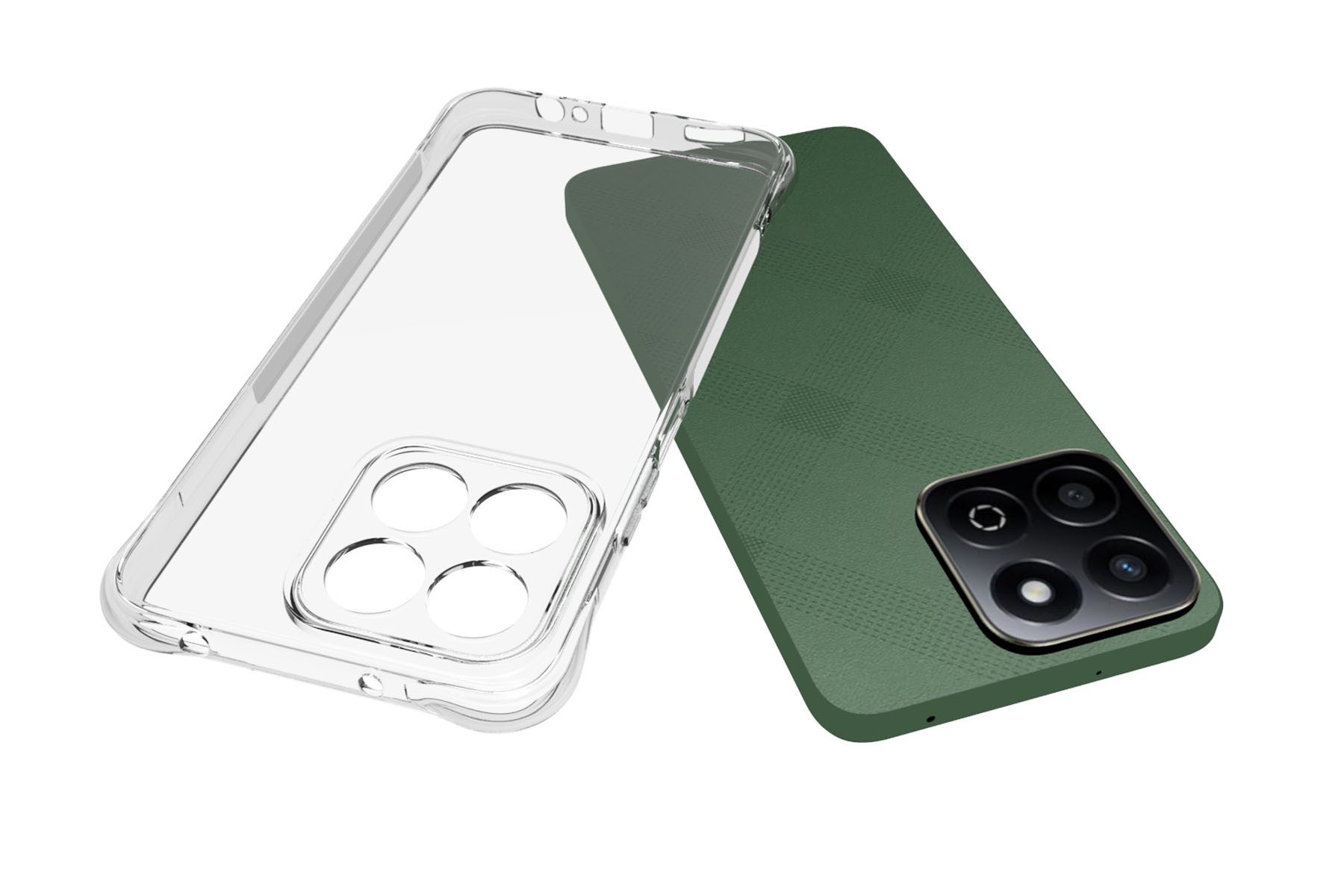 mtb more energy Smartphone-Hülle Clear Armor Case für Honor 200 Smart 5G, Transparente TPU Schutzhülle Case Backcover mit Anti-Shock Verstärkung – Bild 3 von 5