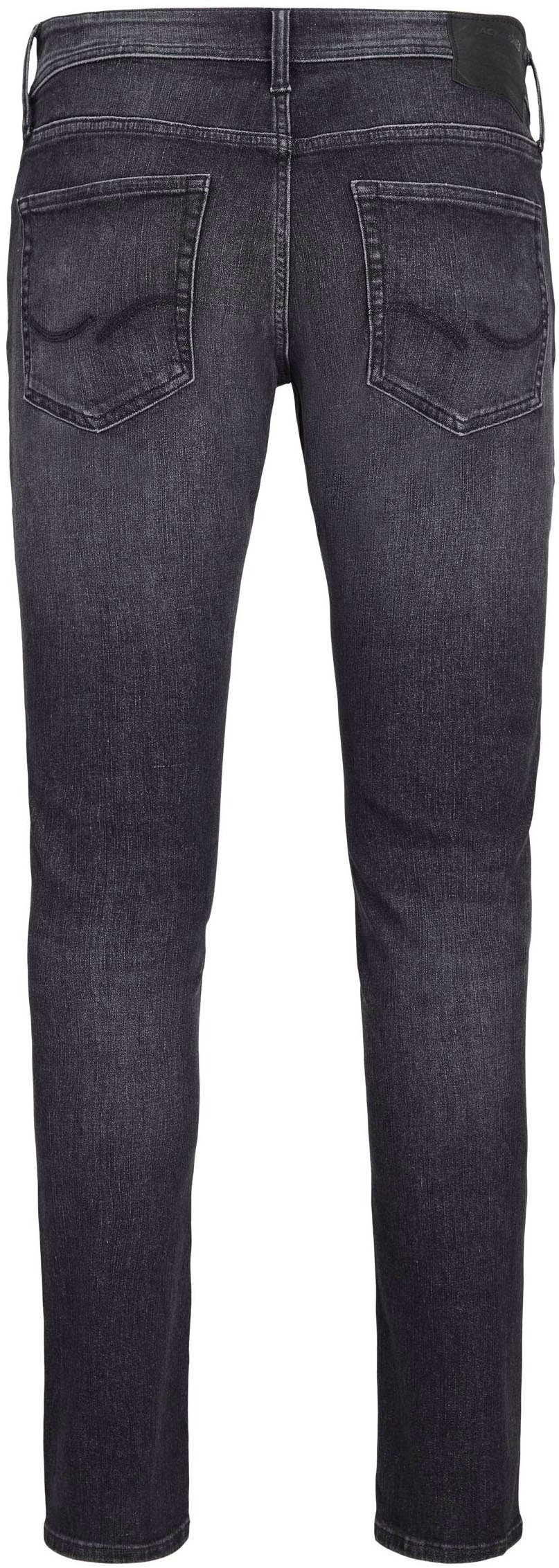 Jack & Jones Slim-fit-Jeans JJIGLENN mit Used-Look und Stretchkomfort Abriebeffekte, modisch, slim fit, Baumwollmischung