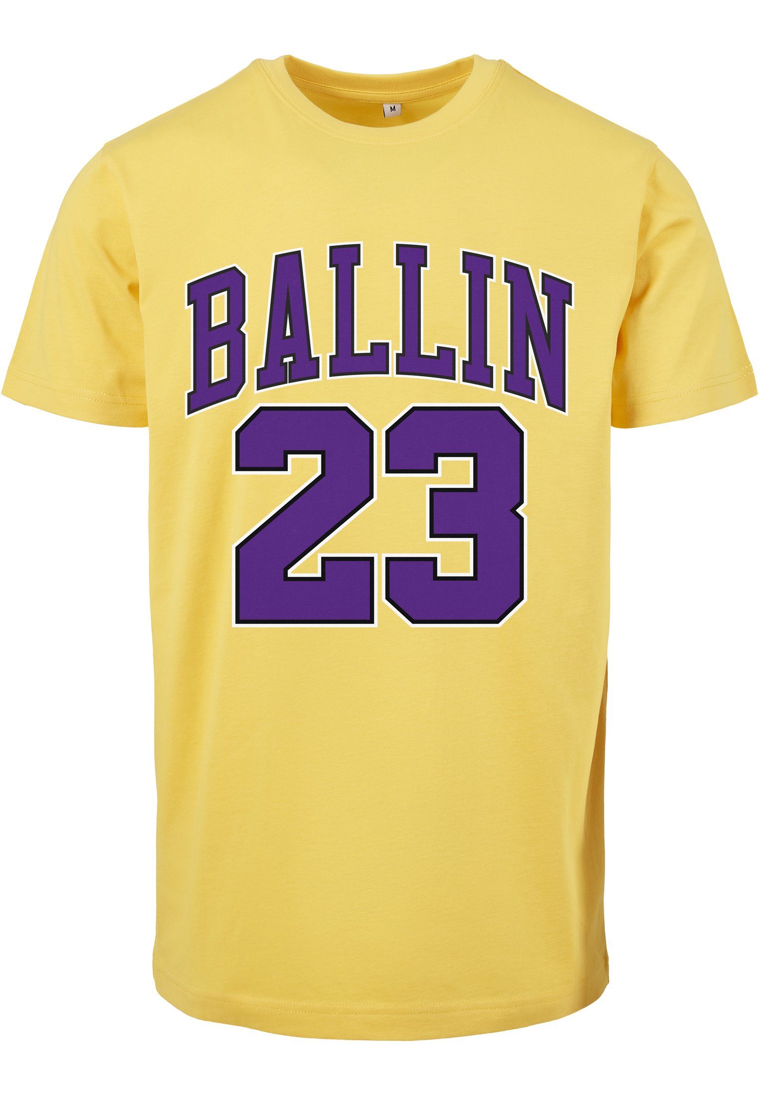 Tee Mister Ballin Tee Herren MisterTee (1-tlg) 23 T-Shirt taxiyellow