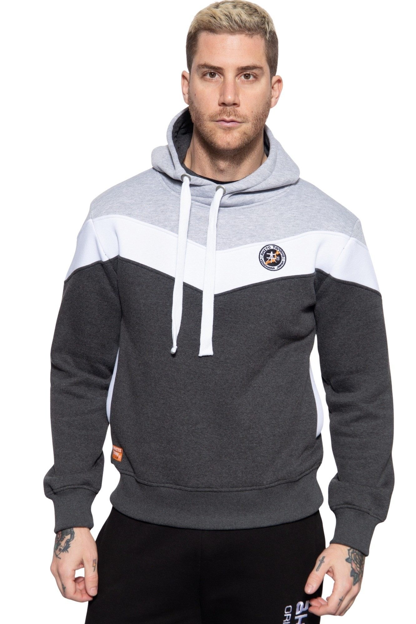 Akito Tanaka Kapuzenpullover Triple Tone (1-tlg) günstig online kaufen