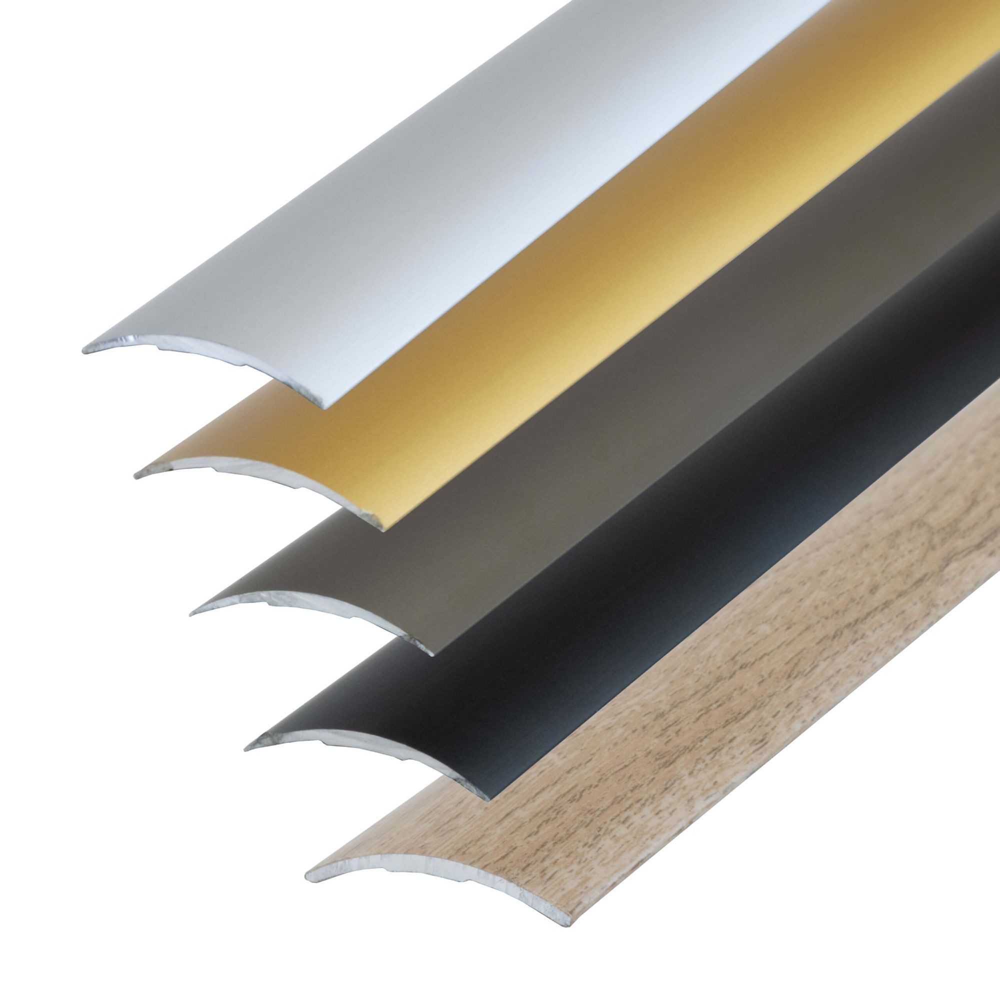 Dalsys Übergangsprofil (Aluminium, 1-St), Übergangprofil selbstklebend - Übergangsleiste, Bodenleiste