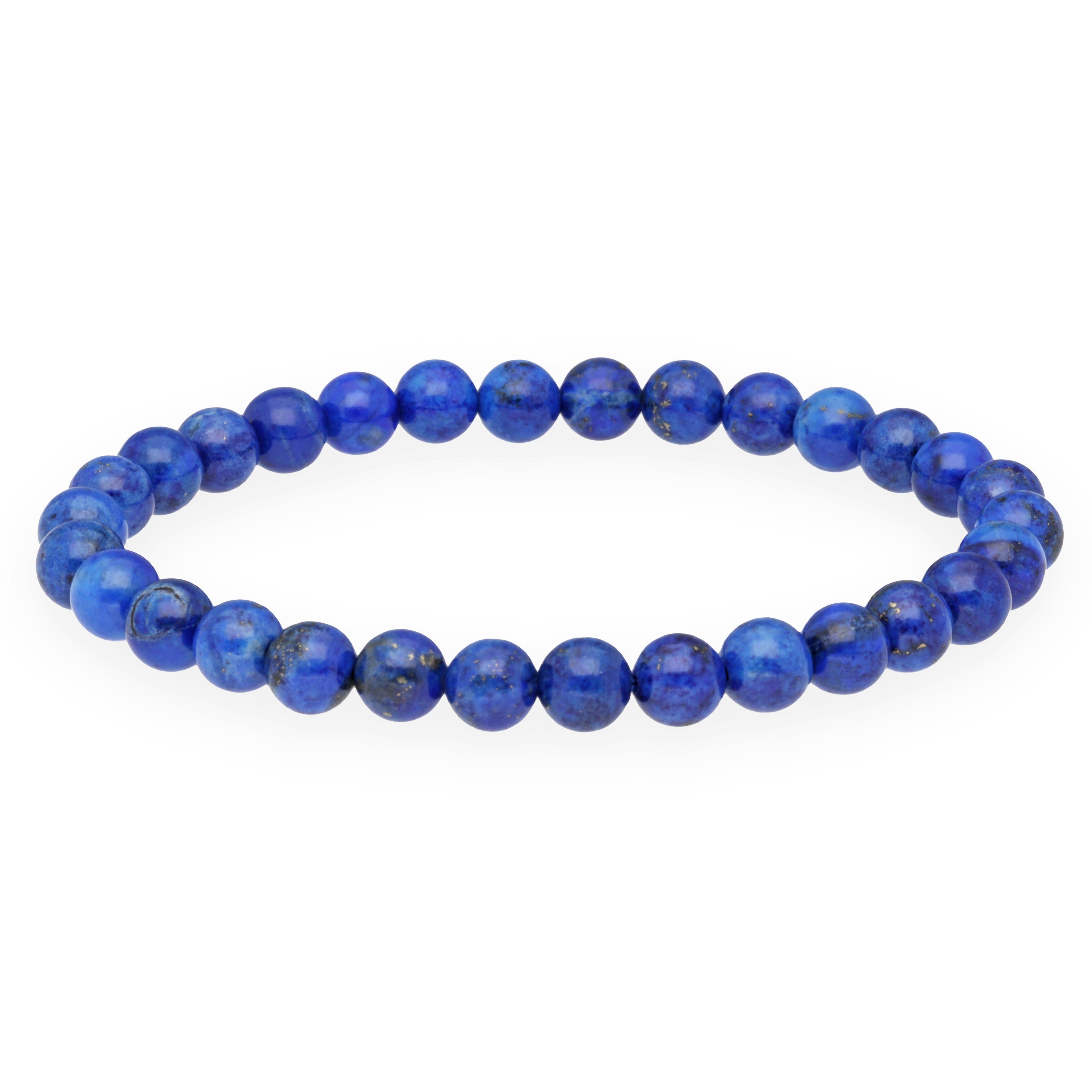 Lebensquelle Plus Armband Lapislazuli Kugelarmband, 6mm