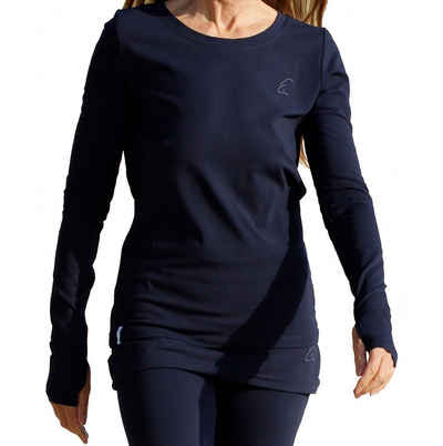 ESPARTO Yogashirt »Langarmshirt Vicitra« Damen-Yogashirt mit langen Ärmeln mit Daumenloch, aus feinster Bio-Baumwolle