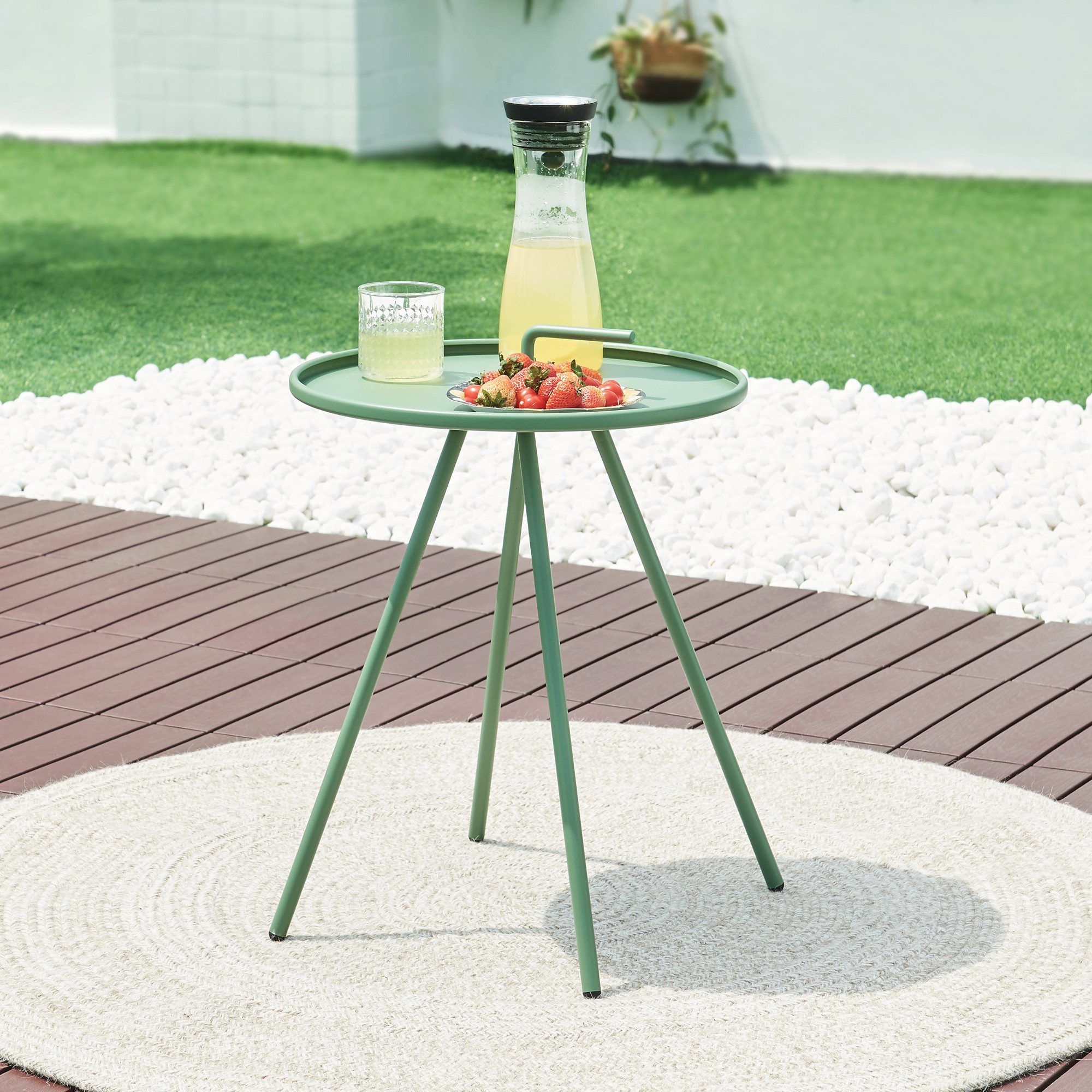 en.casa Gartentisch, Gartentisch »Fosen« 55 x günstig online kaufen