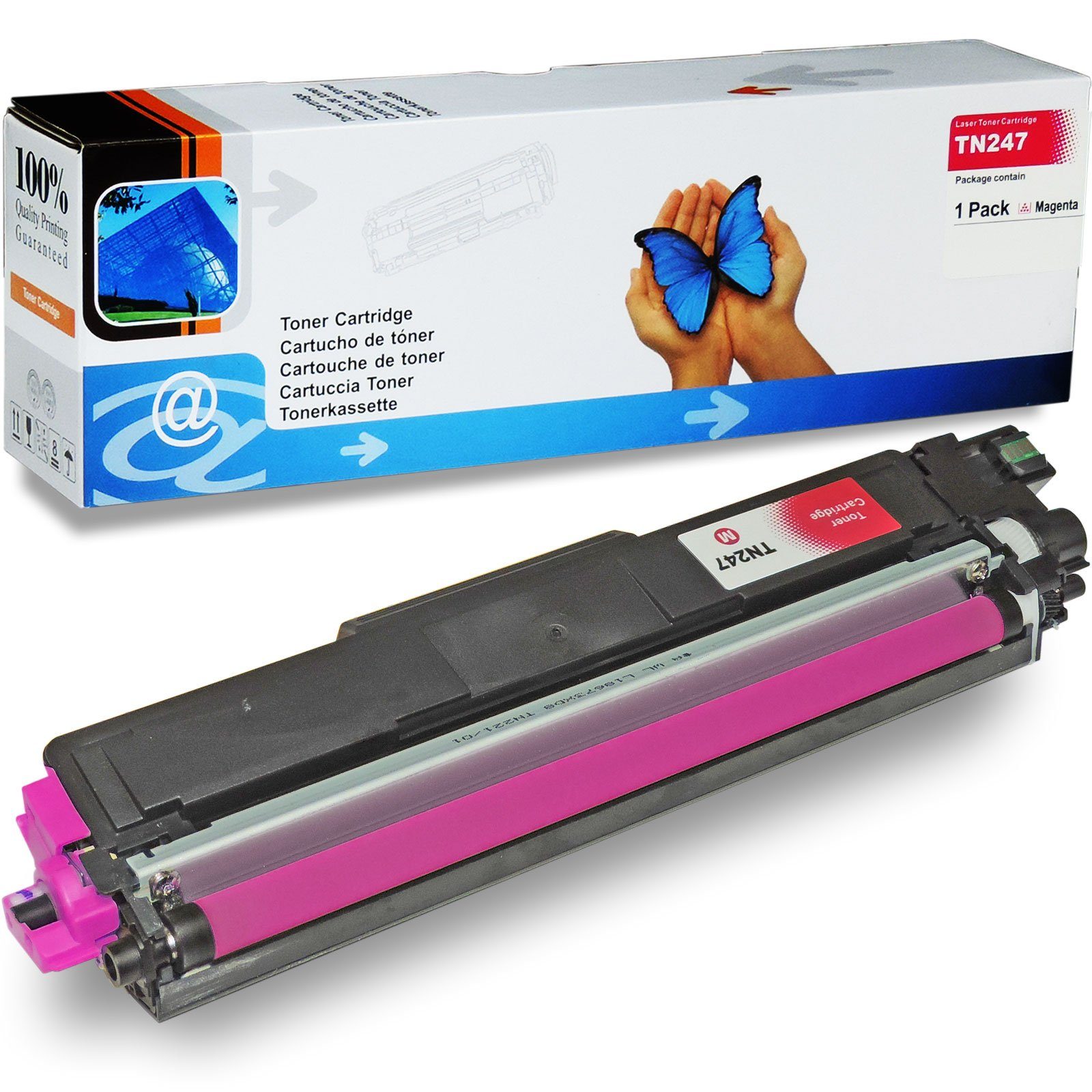 D&C Tonerkartusche Kompatibel Brother TN-243, TN-247 Multipack 4-Farben (Schwarz, Cyan