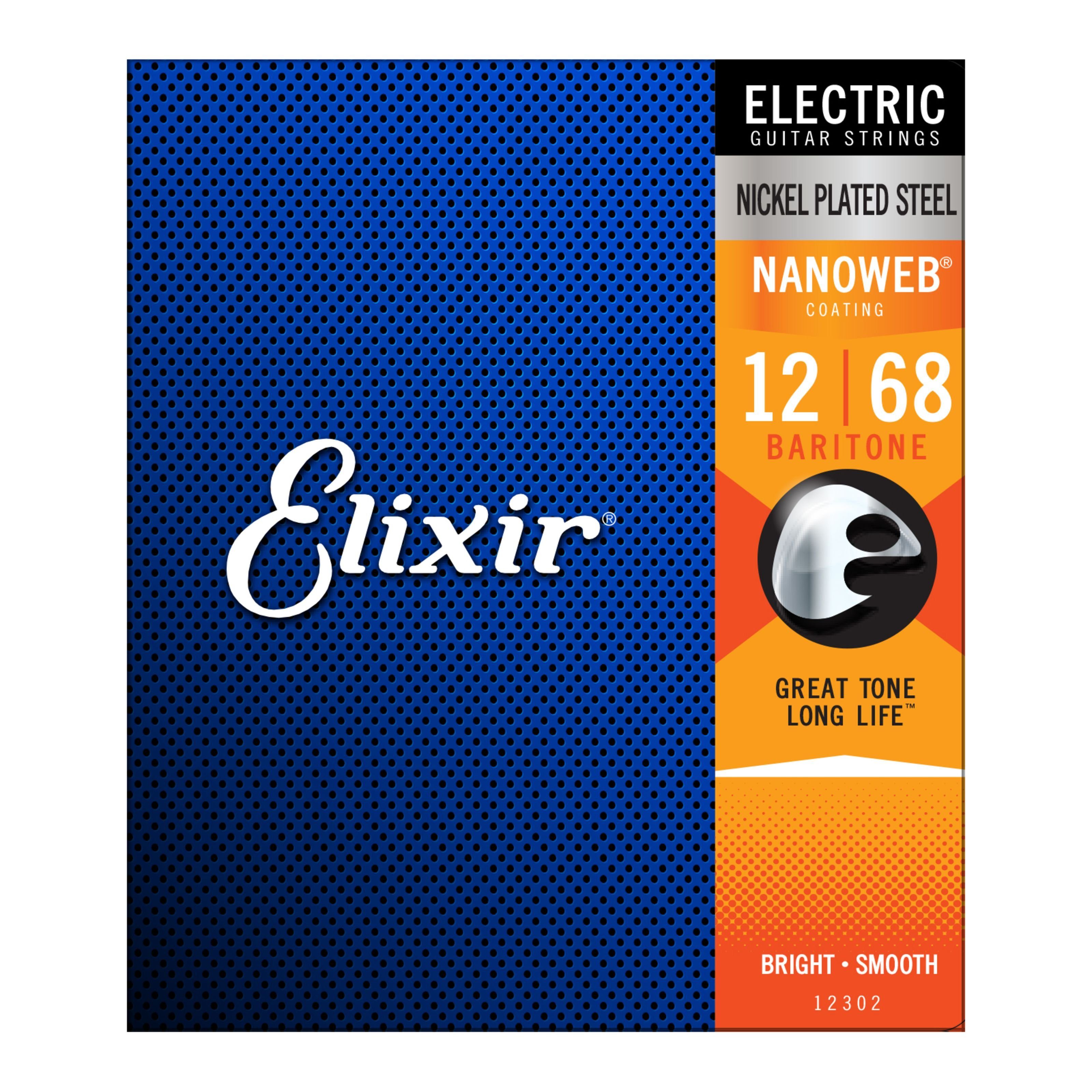 Elixir Saiten, 12302 Nanoweb Electric 12-68 - E-Gitarrensaiten