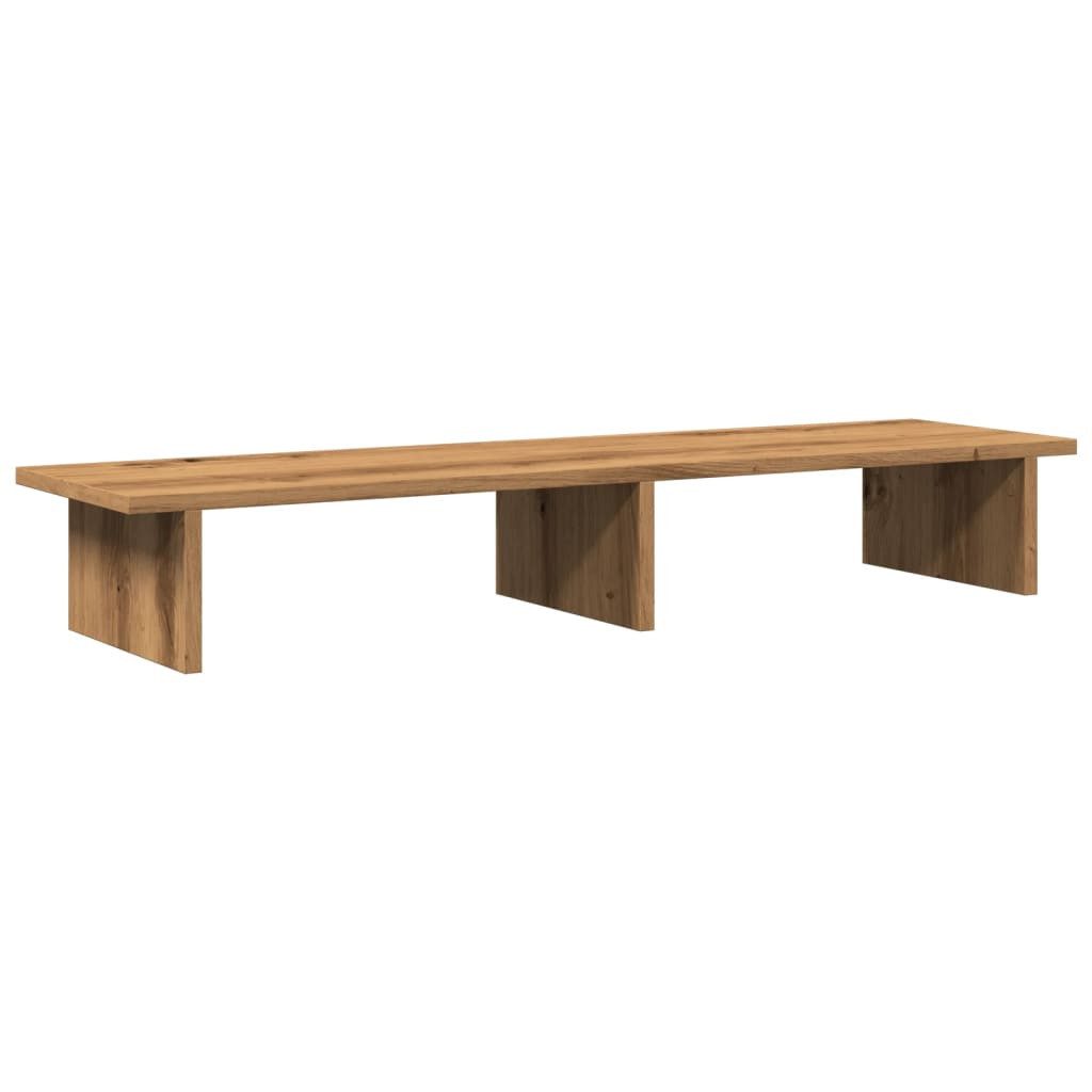 vidaXL Monitorständer Monitorständer Artisan-Eiche 100x27x15 cm Holzwerkstoff