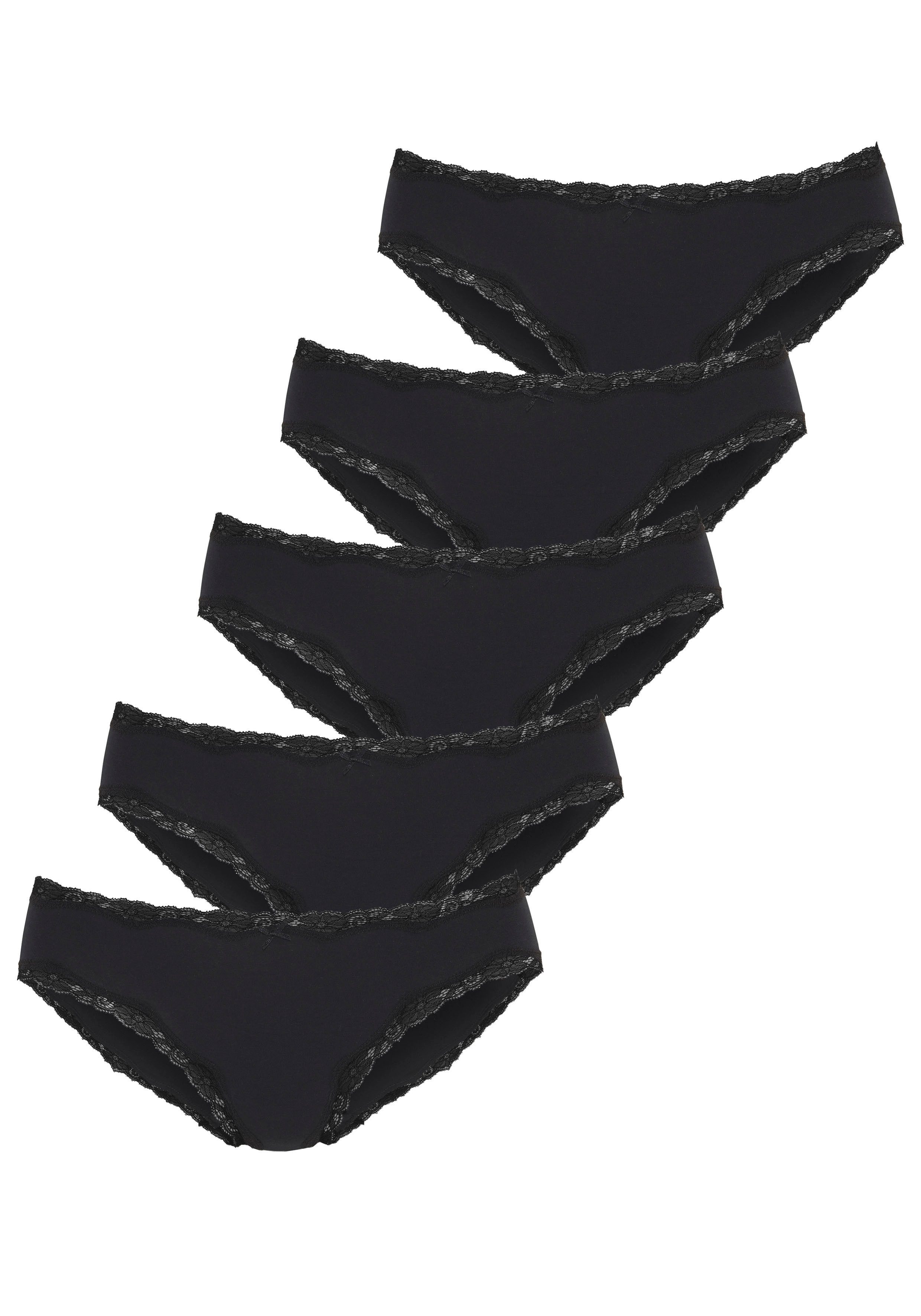 Vivance Jazz-Pants Slips (5er-Pack) aus elastischer Baumwolle