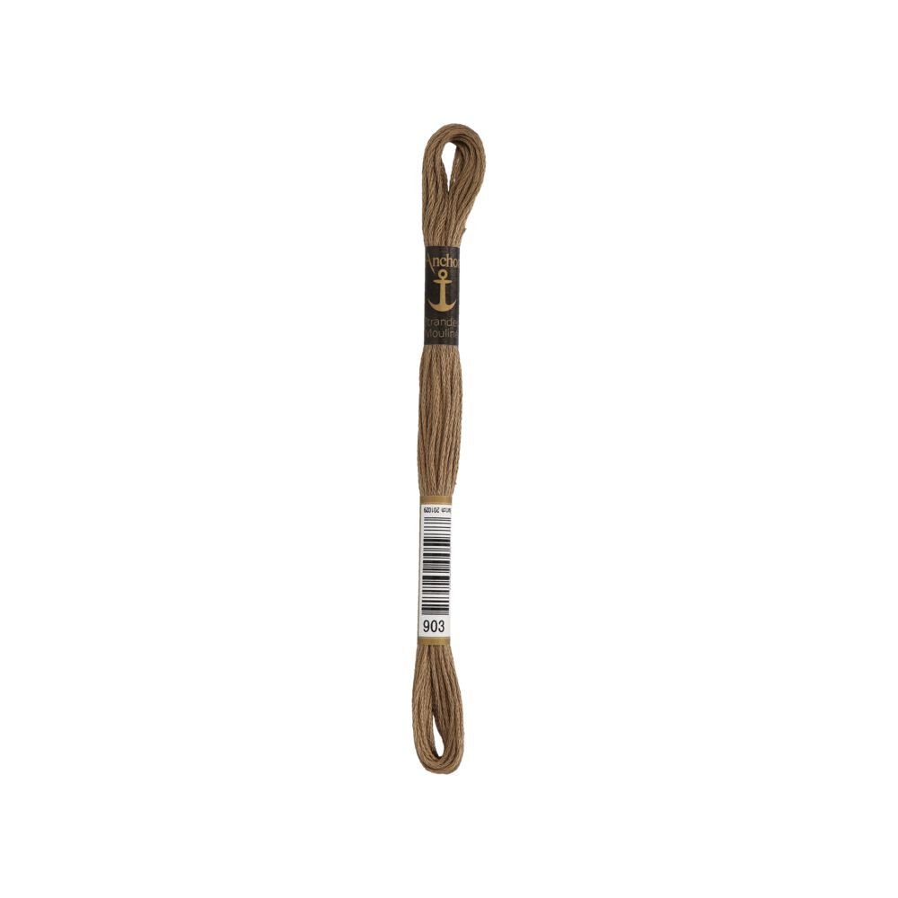 m 8 Anchor Dekofigur Stickgarn Sticktwist 00903 uni (Moulin),