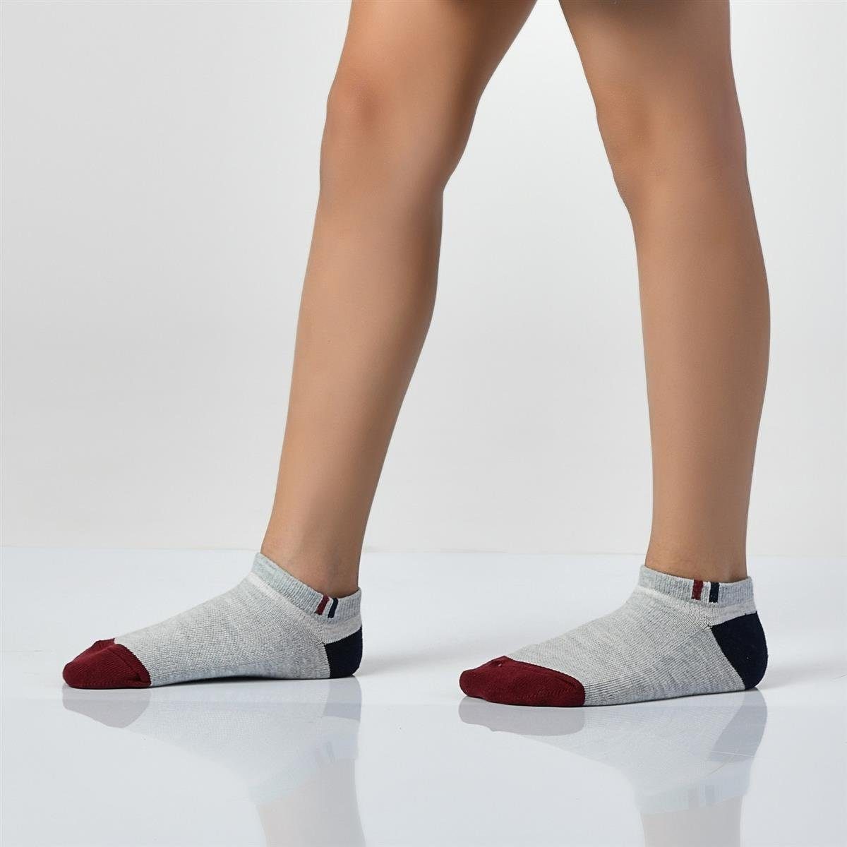 LOREZA Kurzsocken 12 Paar Socken Kindersocken (Paar, Uni Jungen 12-Paar Sneakersocken 21-36 12-Paar) Mädchen