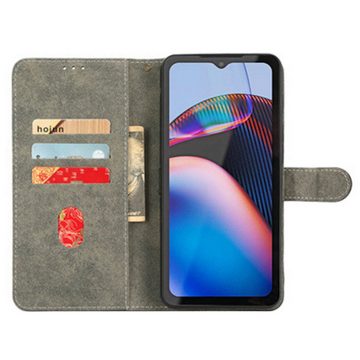Wigento Smartphone-Hülle Für Cat S75 Kunst-Leder Book Wallet Smart Schutz Hülle Tasche Case