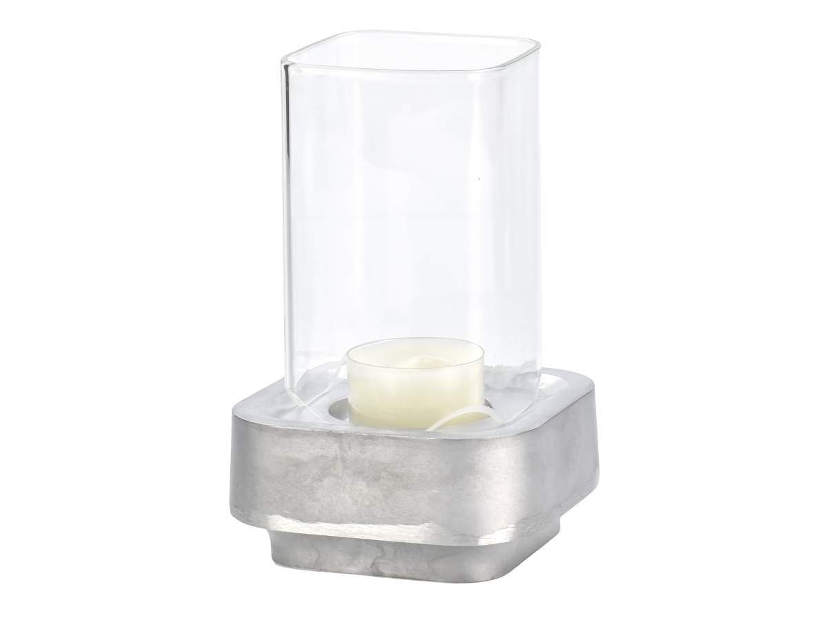 Korkfuß aus 1 und Glas in mit 1 Ettan fach Geschenkset Kerzenhalter St), als Sweden Aluminum Born Kerzenständer (oA,