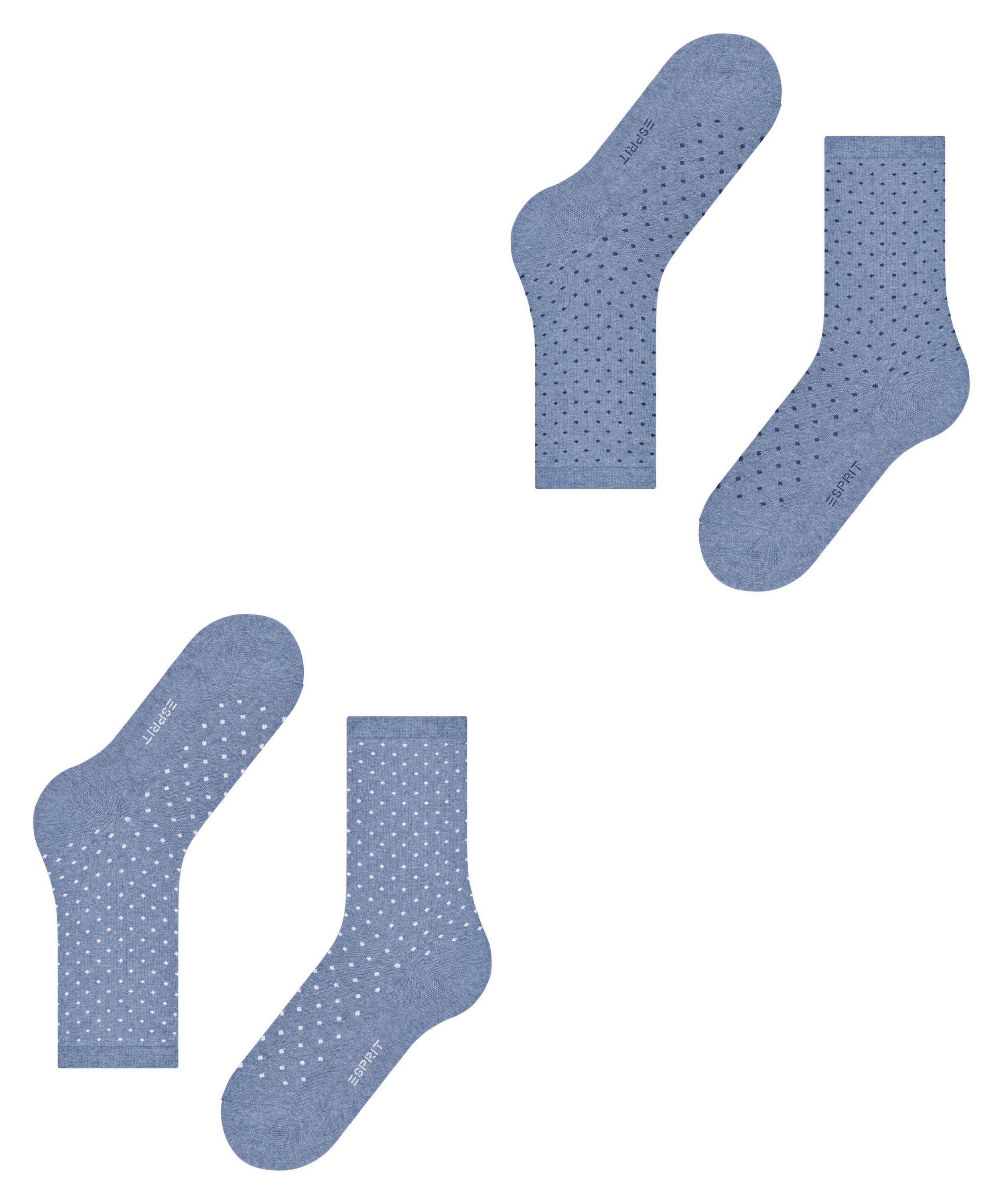 jeans Dot Esprit (2-Paar) Fine 2-Pack Socken (6458)