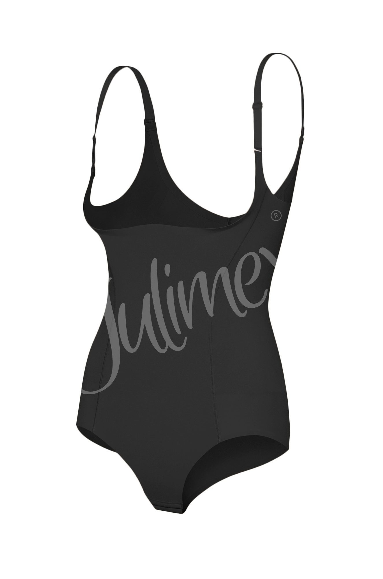 Julimex Miederbody Offener Miederbody schwarz Shapewear Bauch-Weg (einzel, 1-tlg)