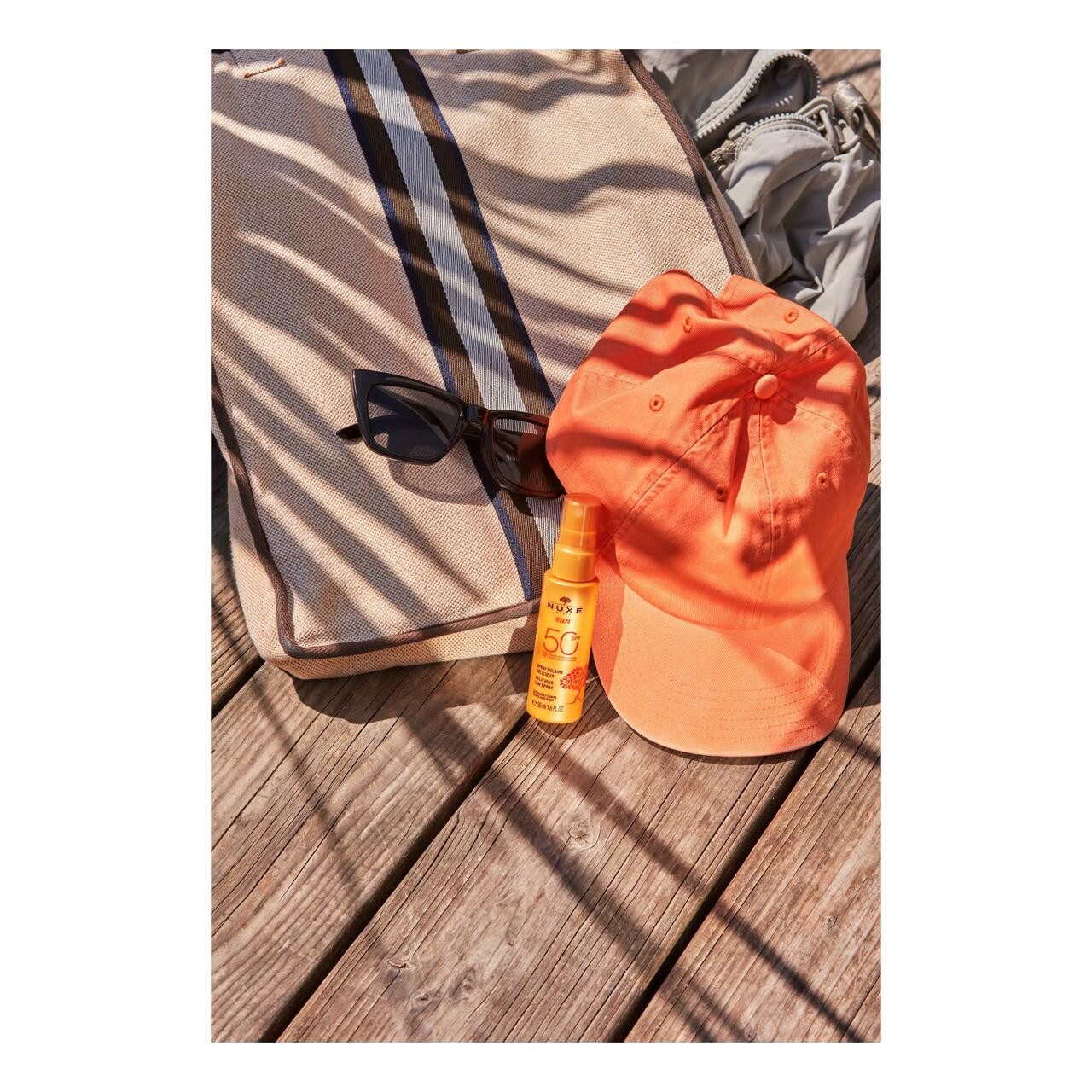 Nuxe Sonnenschutzspray Sun Spray Solaire Delicieux SPF 50, für Alle Hauttypen