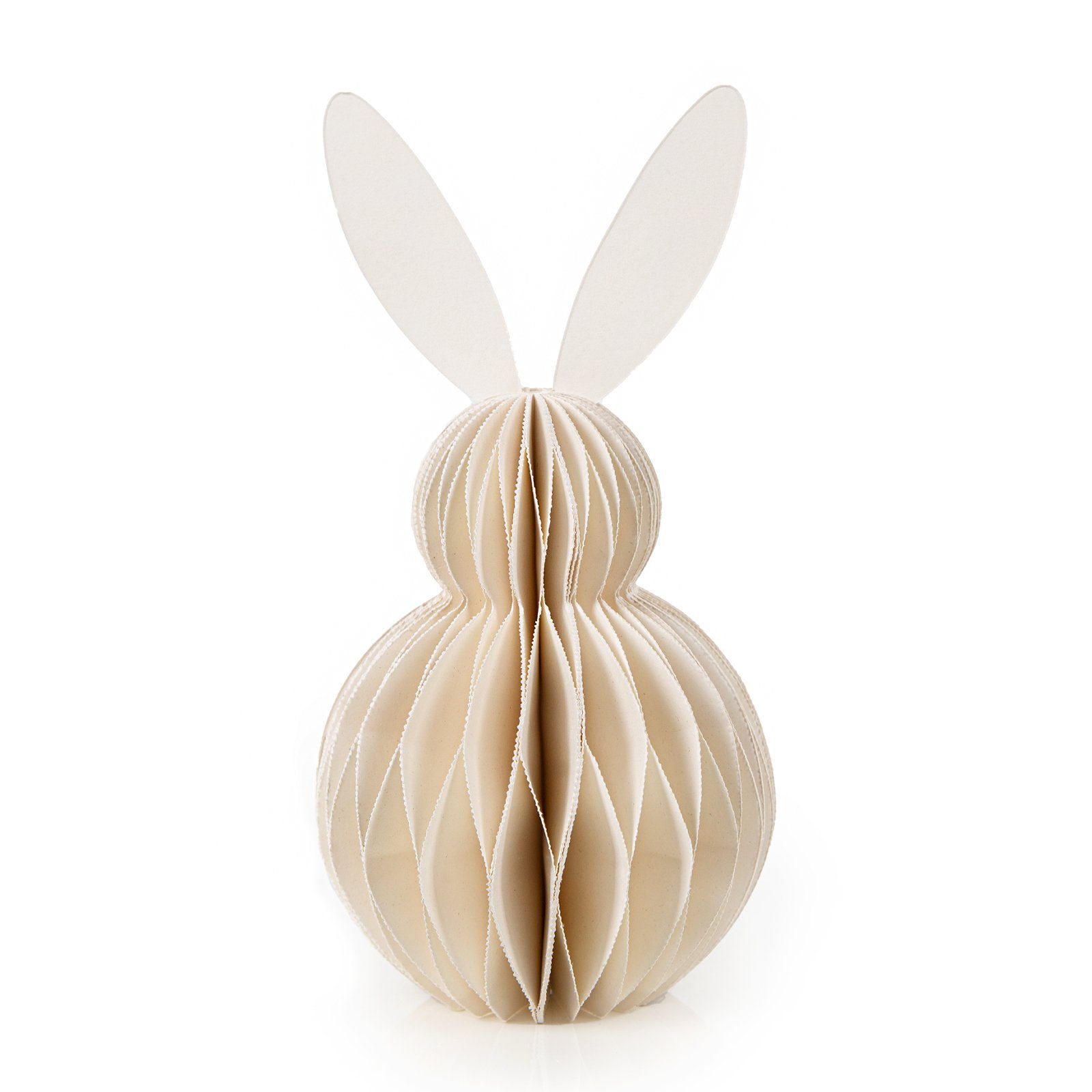 Osterfigur Osterhase aus Papier Honeycomb Waben Hase