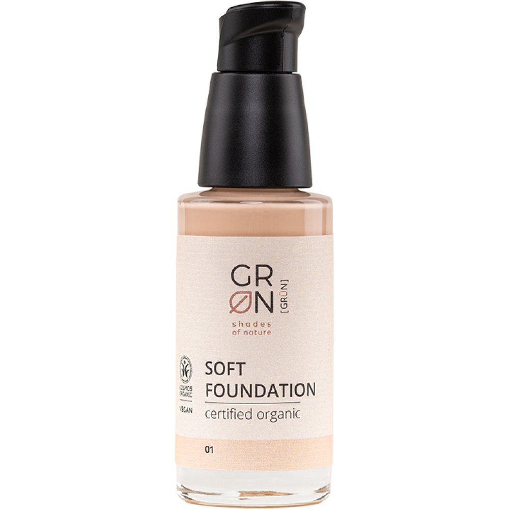GRN - Shades of nature Foundation Soft GRN, 30 ml