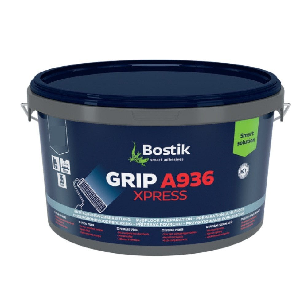 BOSTIK Fliesengrundierung Bostik Grip A936 Xpress Spezial Haftgrundierung 12kg Eimer, gebrauchsfertig