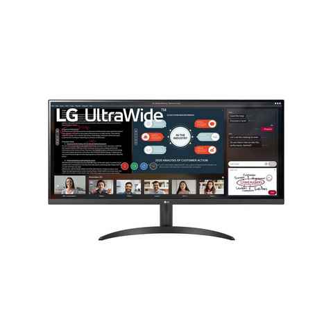 LG 34WP500-B Gaming-Monitor (86.7 cm/34 ", 2560 x 1080 px, 5 ms Reaktionszeit, IPS, 16:9, schwarz)