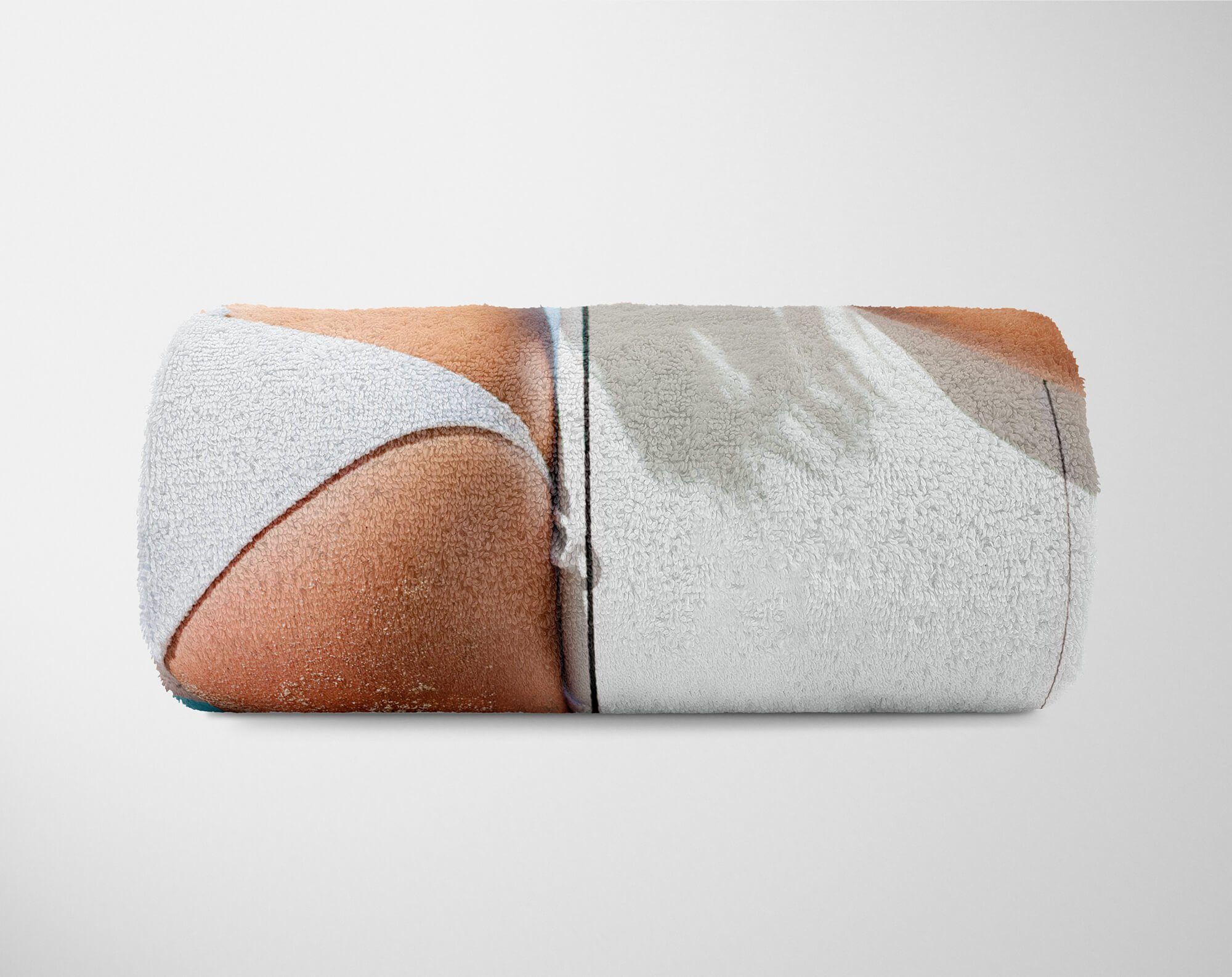 Sinus Art Handtücher Handtuch Biki, (1-St), Kuscheldecke Saunatuch Baumwolle-Polyester-Mix mit Surferin Handtuch Sexy Fotomotiv Strandhandtuch