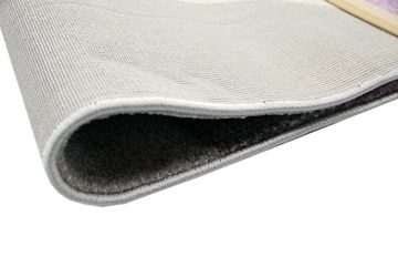 Teppich Designer und Moderner Teppich Kurzflor mit Tropfen Muster in Grün Grau Beige, Teppich-Traum, rechteckig, Höhe: 13 mm
