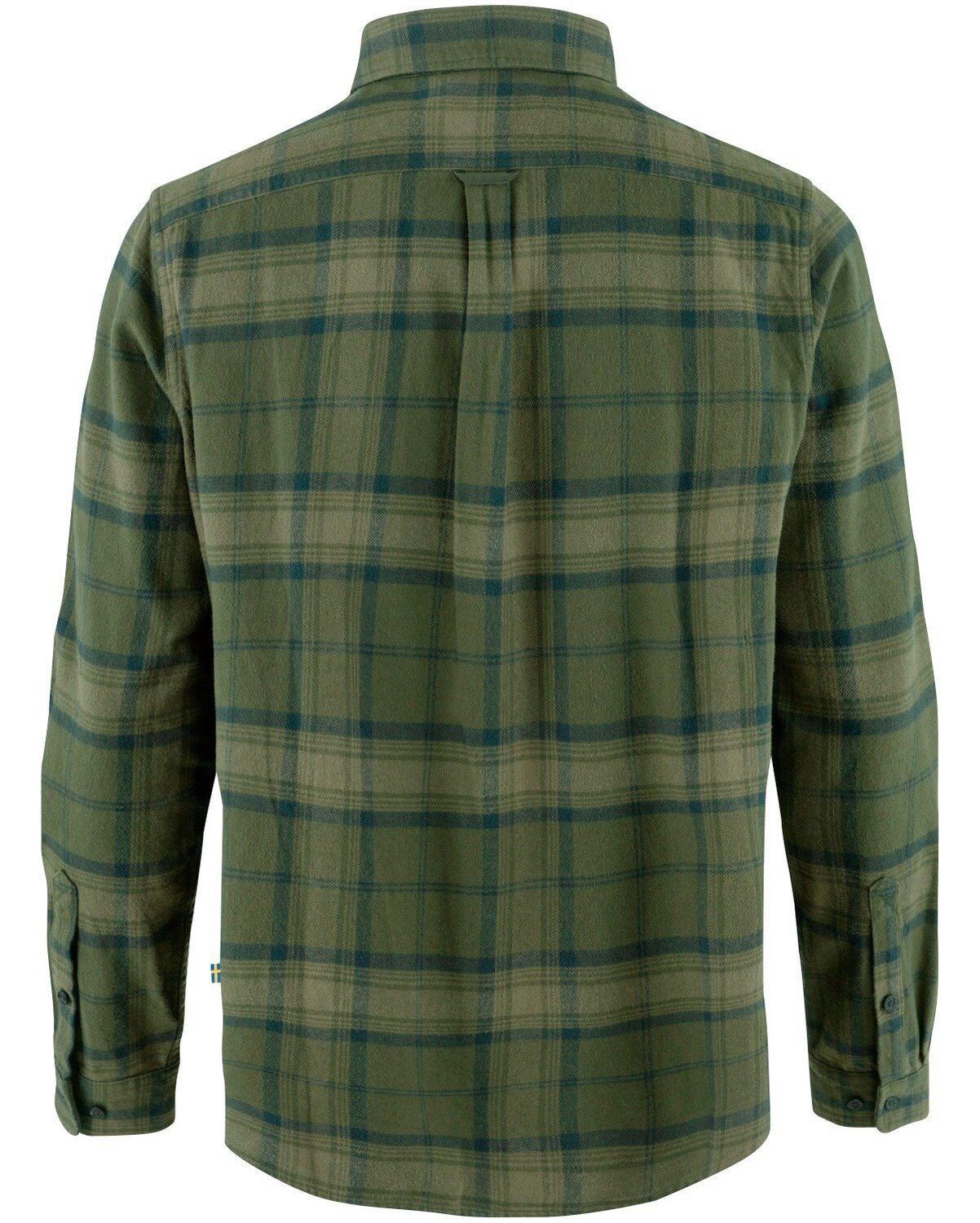 Övik Fjällräven Flanellhemd Green - Hemd Green Twill