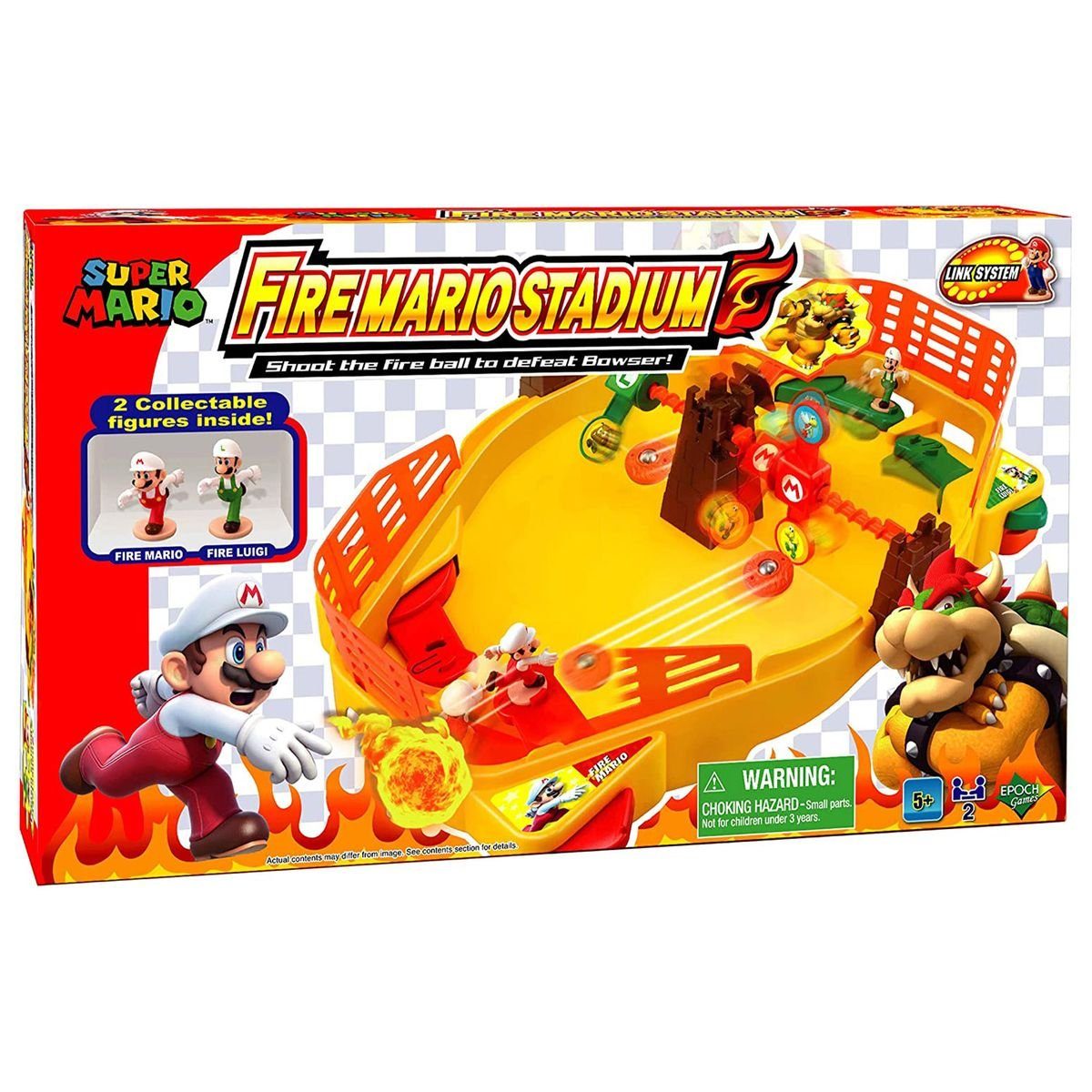 EPOCH Traumwiesen Spiel Epoch 7388Nintendo - Super Mario - Link System - Fire Mario Stadium, A