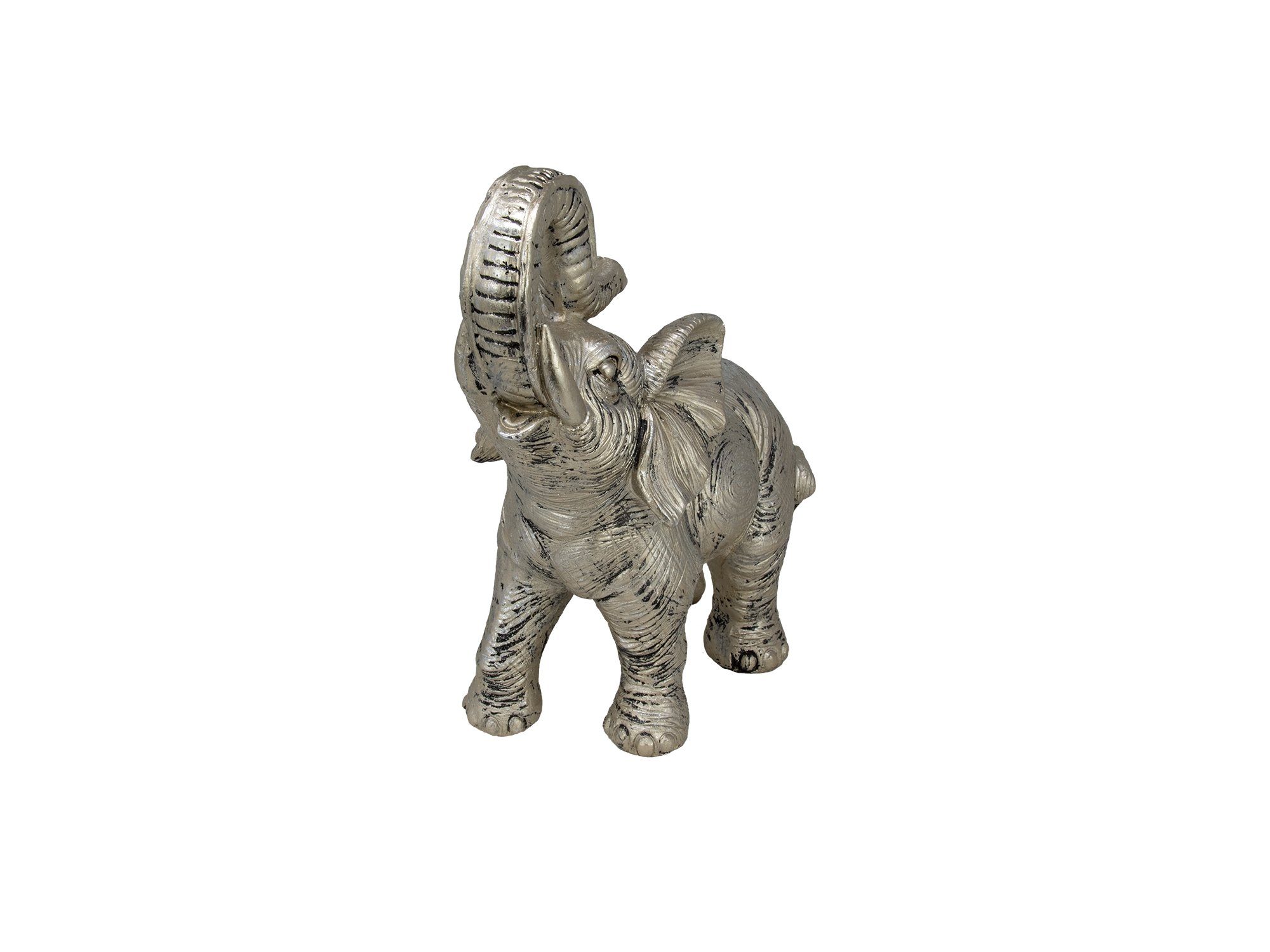 Elefant silber, stehend, Klaus ca. Skulptur 38,5 cm