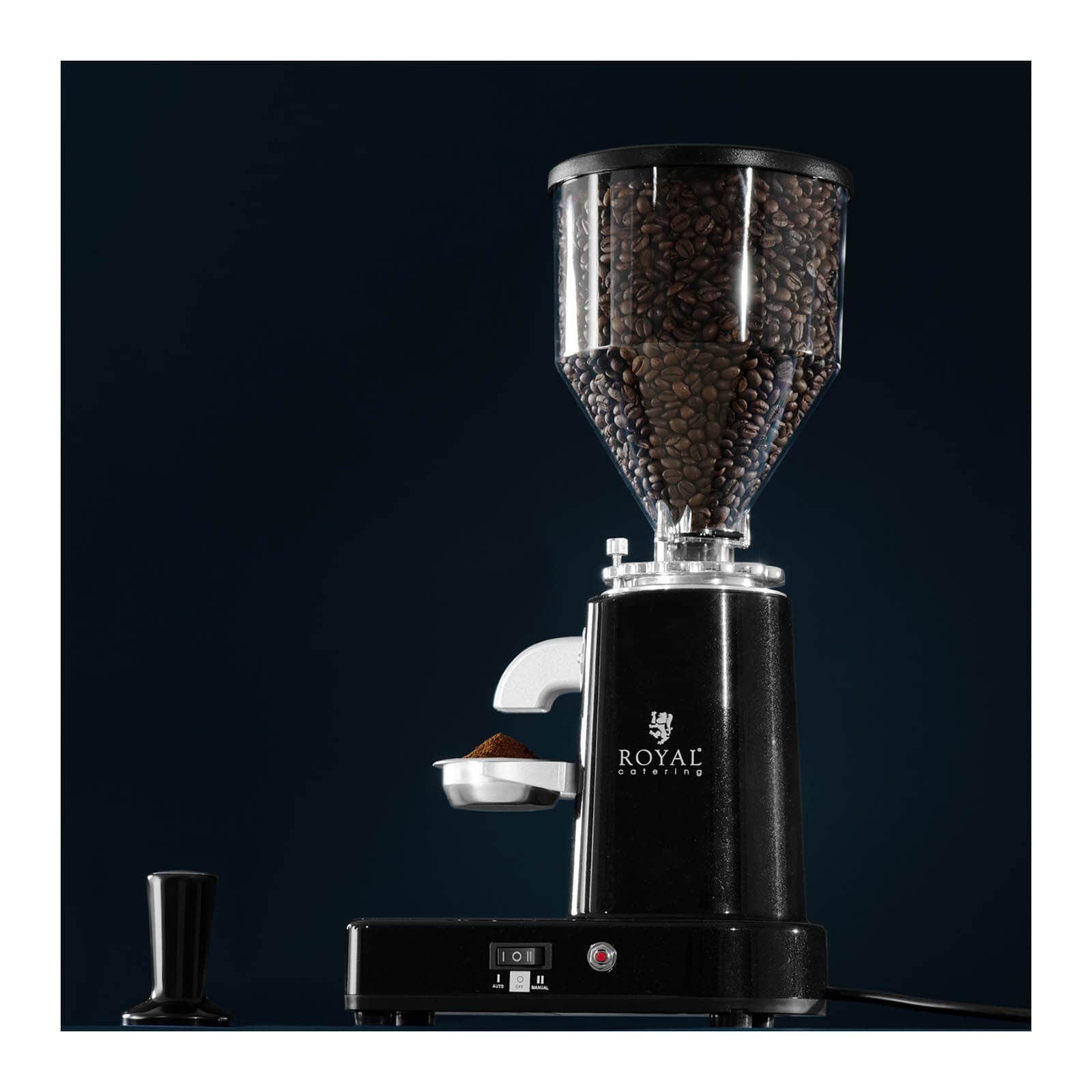 Maschine Kaffeemühle W 1000 Mahl elektrisch 200 Kaffee Catering ml Kunststoff, Royal 200 W Kaffeemühle