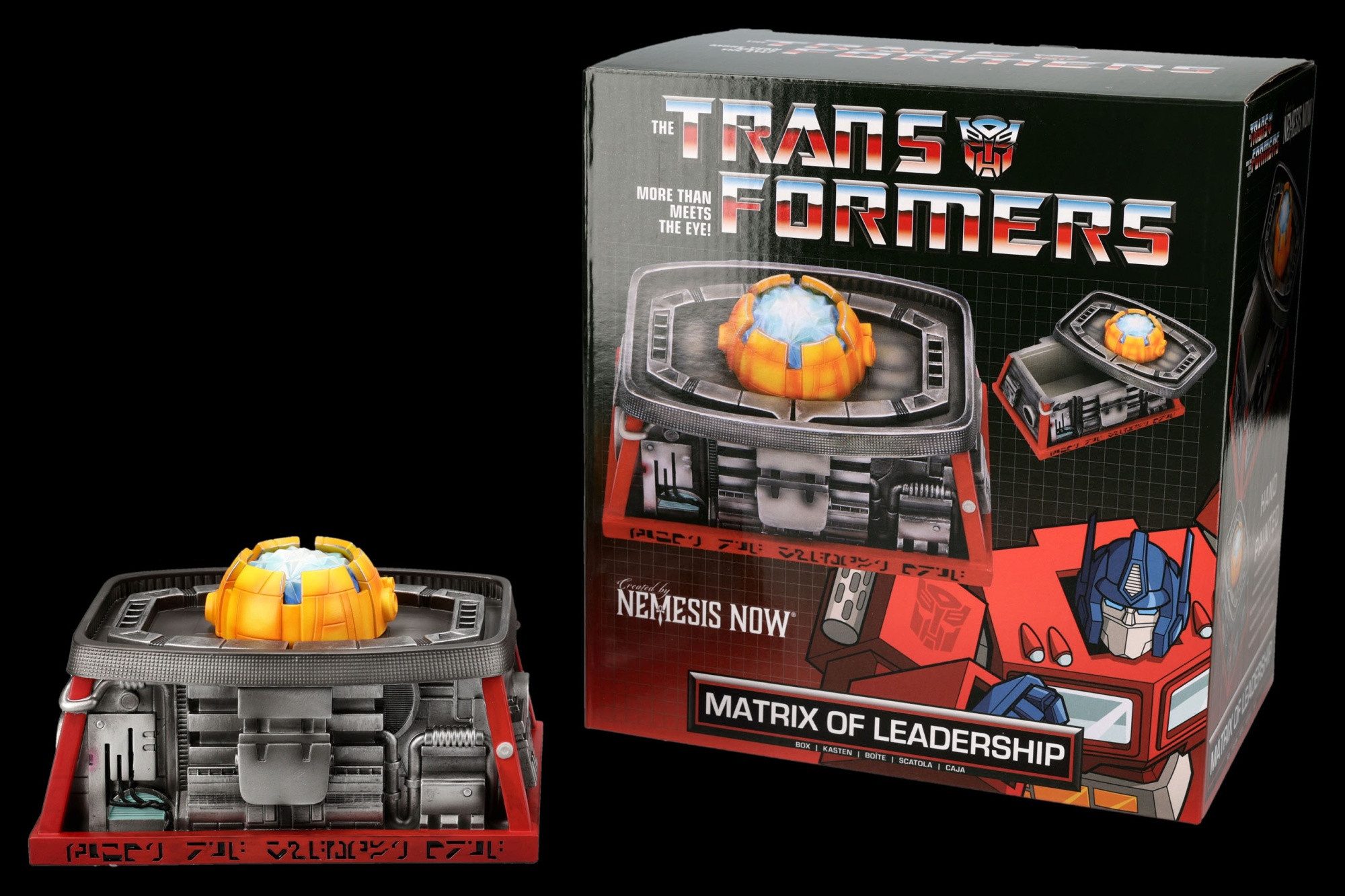 Figuren Shop GmbH Dekoobjekt Transformers Box – Matrix of Leadership Sammlerfigur Schatulle 9 cm