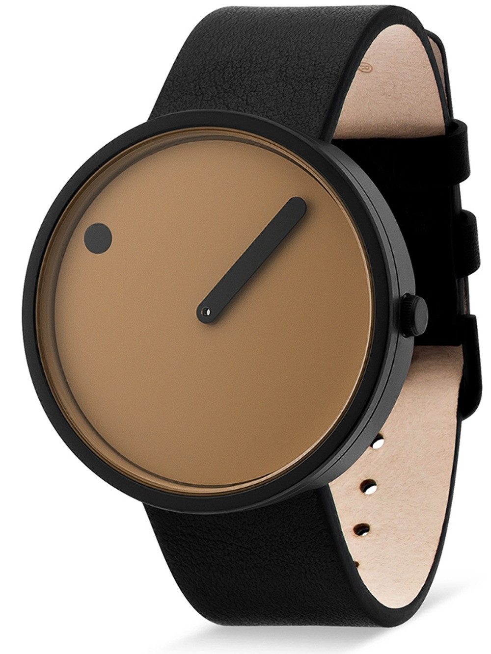 PICTO Quarzuhr Picto 43349-4120B Unisex Cappucciono Brown 40mm 5ATM Picto 43349-4120B Unisex Cappucciono Brown 40mm 5ATM