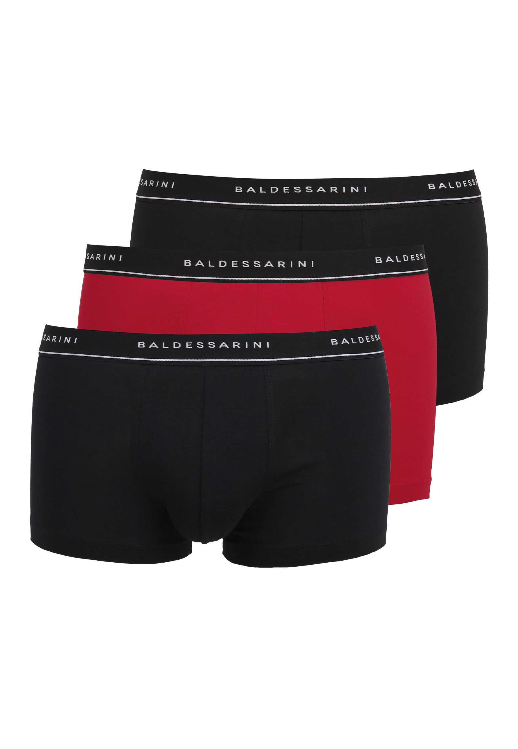 BALDESSARINI Boxershorts Baldessarini Herren Short-Pants schwarz melange 3e günstig online kaufen