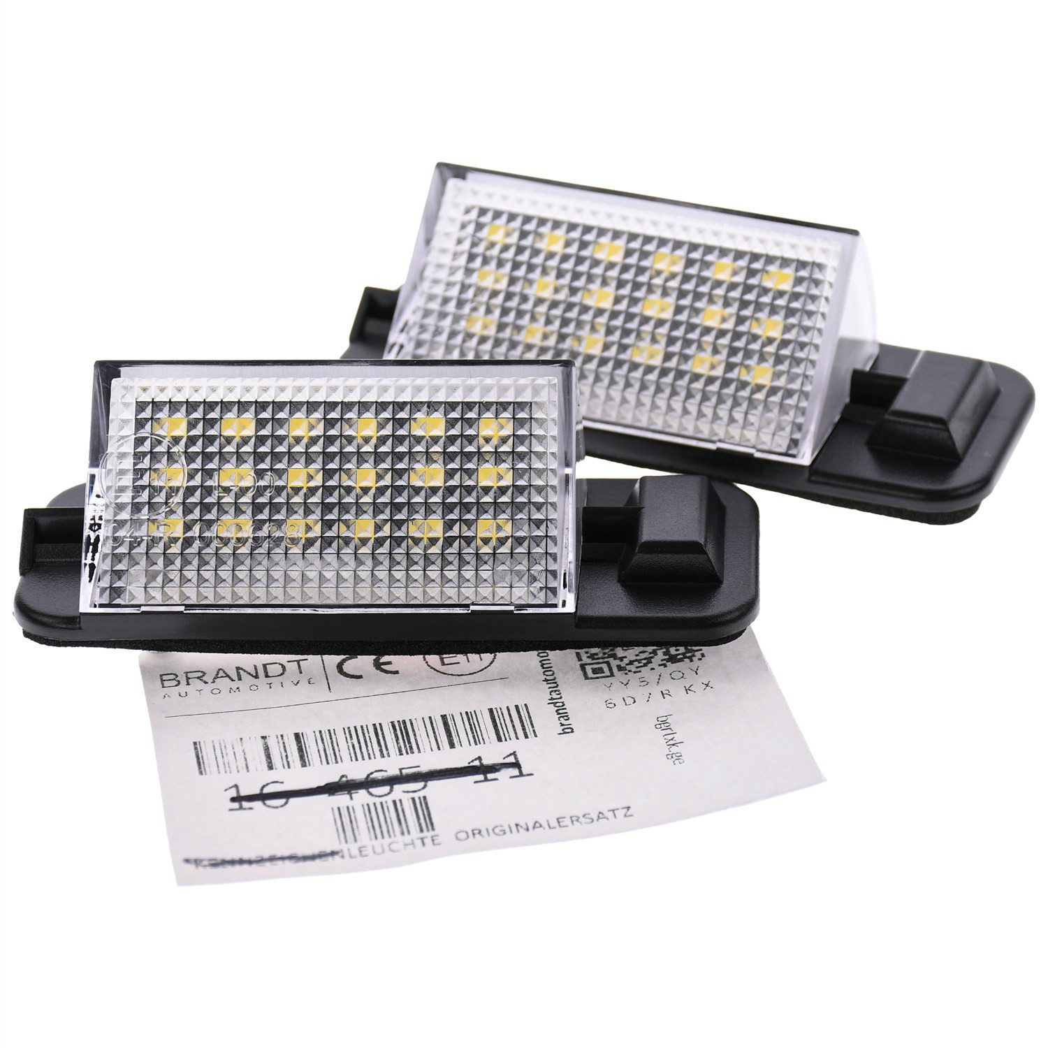 BRANDT AUTOMOTIVE KFZ-Ersatzleuchte LED Kennzeichenleuchten Auto Kennzeichenbeleuchtung, für Bmw 3er E36 Compact Lim. Coupe Cabrio Touring / M3 (92-98)
