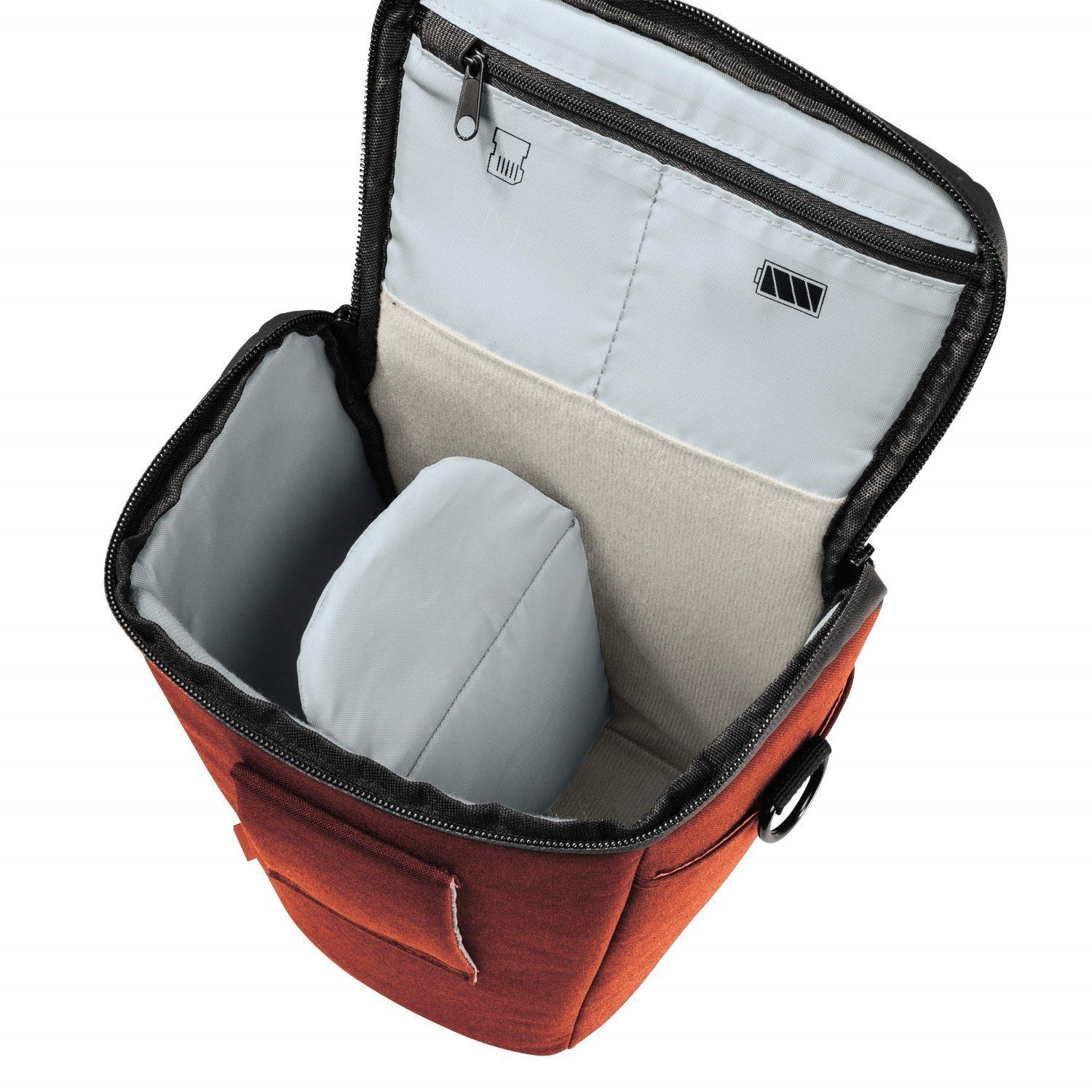 Hama Kameratasche Kamera-Tasche Colt Trinidad Universal Hülle Rot, Case Schultergurt Tragegriff Zubehör-Fächer Digitalkamera Systemkamera