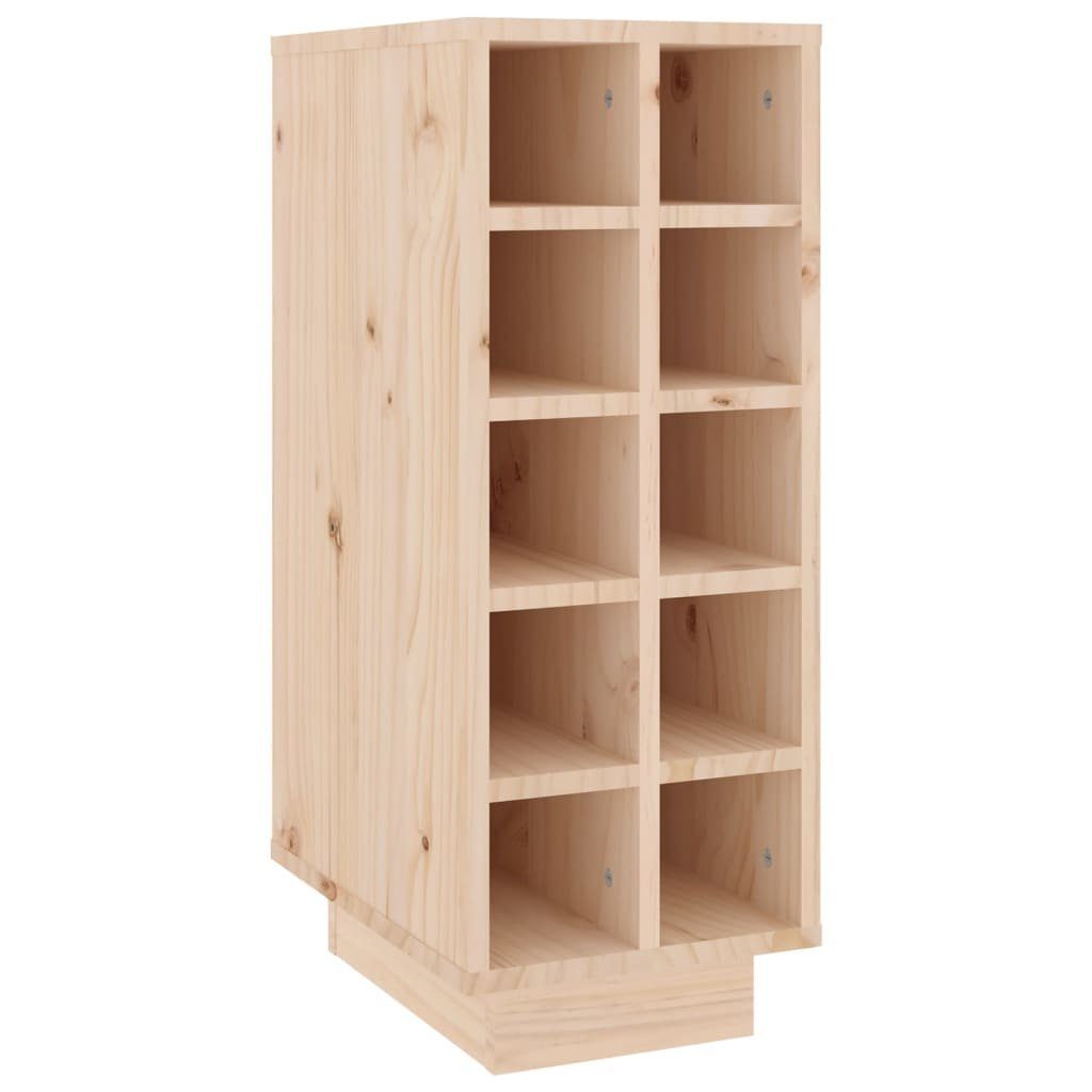 furnicato Weinregal 23x34x61 cm Massivholz Kiefer, 1-tlg.