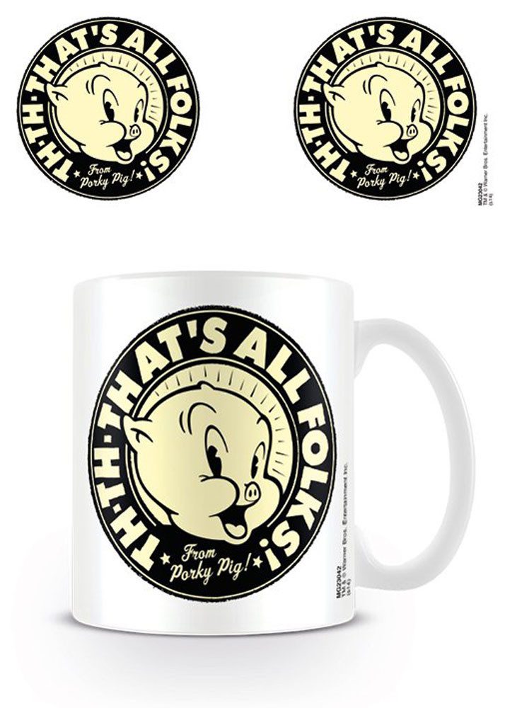 Tasse Looney Tunes - Lizenz Чашки - That's all Folks!