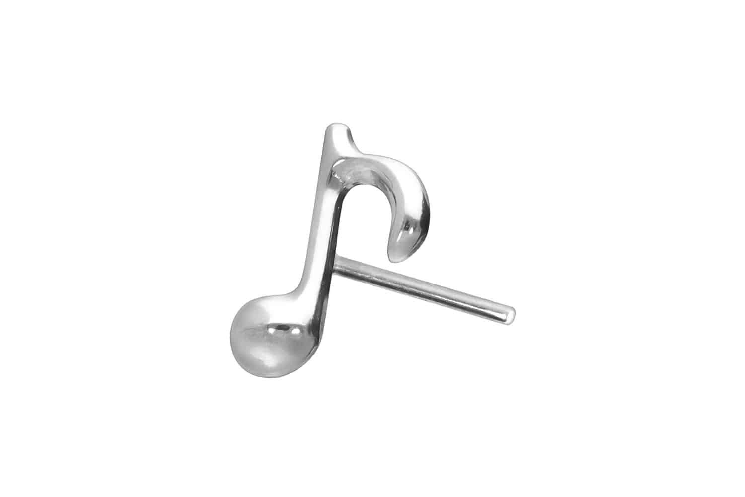 Piercing-Set Titan Aufsatz mit Push Pin ACHTELNOTE