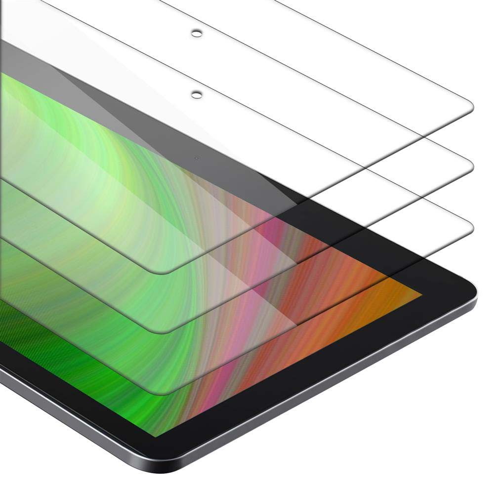 Cadorabo Schutzfolie für Lenovo Tab M10 (10.1 Zoll) TB-X505F Schutzfolie, (3-St), 3x Schutzfolie Panzer Folie (Tempered) Display Schutzglas 3D Touch