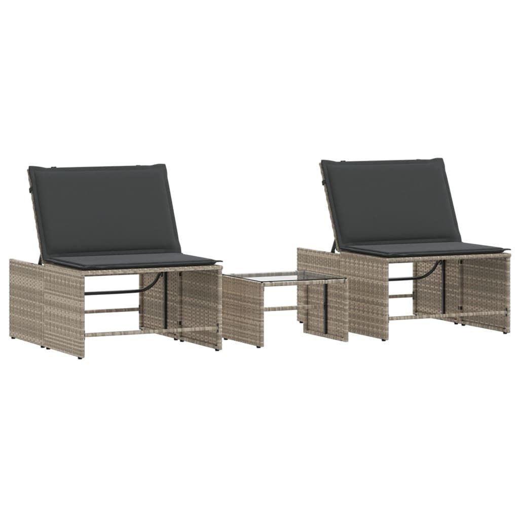 vidaXL Gartenliege Sonnenliegen 2 Stk. mit günstig online kaufen