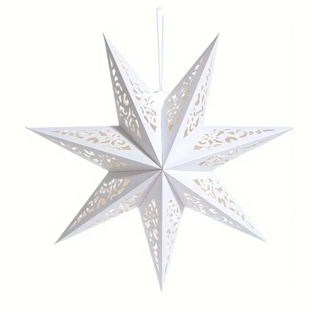 Montegoni Lichterkette Weihnachtsstern Papierstern 45 cm mit LED – Weihnach günstig online kaufen