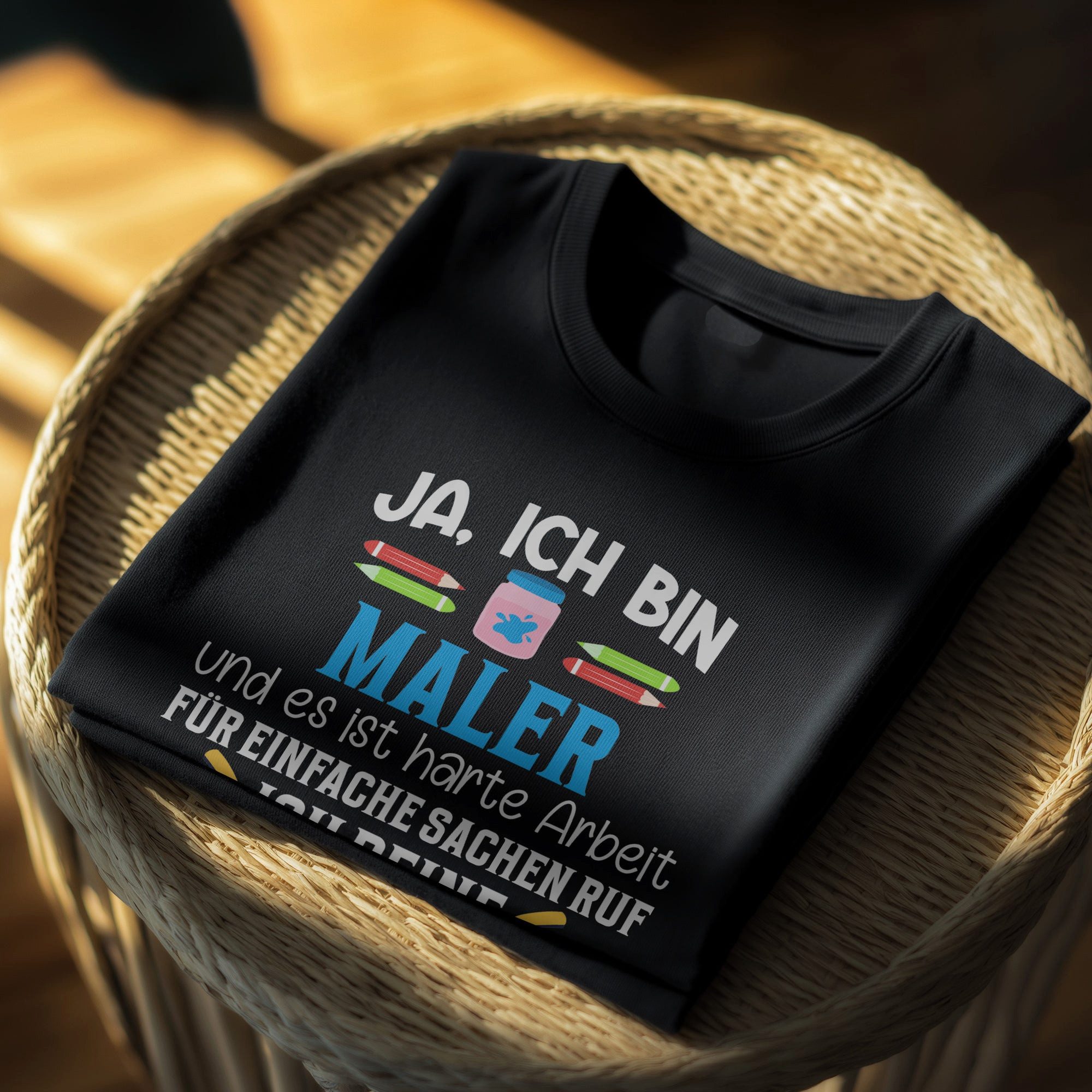22Feels T-Shirt Maler Geschenk Männer Spruch Beruf Ausbildung Abschluss IN DEUTSCHLAND BEDRUCKT