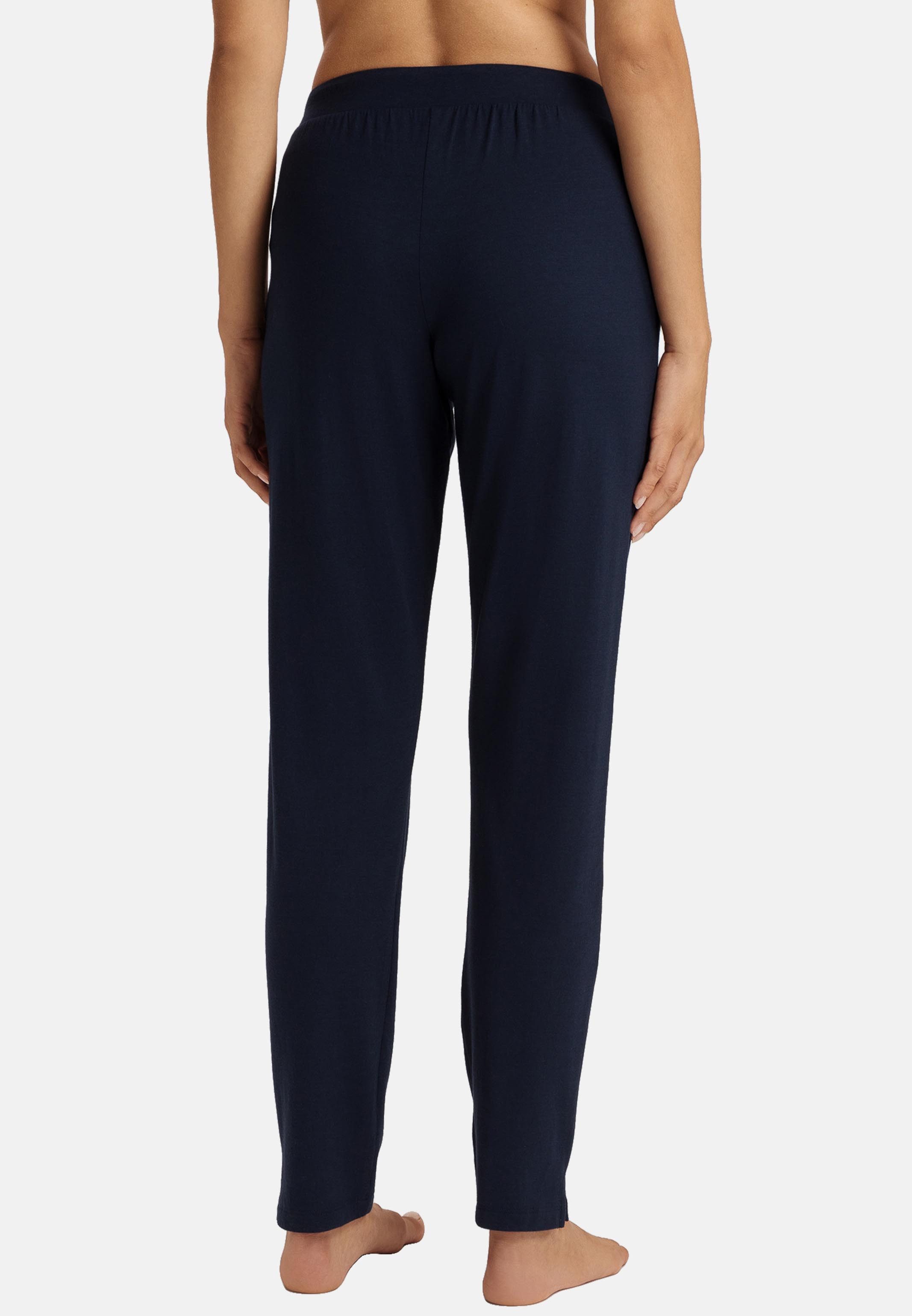 Hanro Schlafhose Sleep & Lounge (1-tlg) Schlafanzug Hose - Baumwolle - Blickdicht