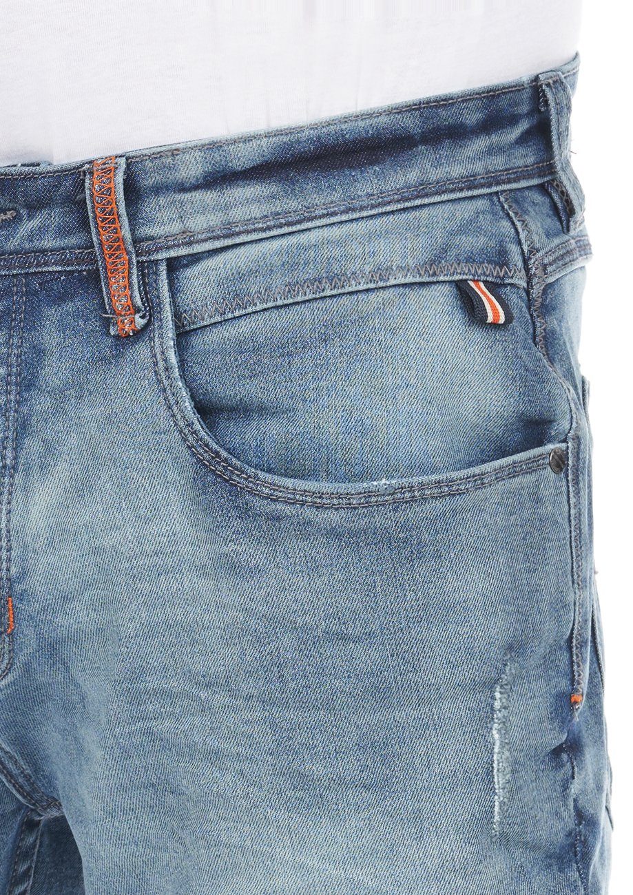 RIVCaspar Jeanshose (M265) Denim Middle Fit Stretch mit Denim riverso Blue Slim Hose Herren Slim-fit-Jeans