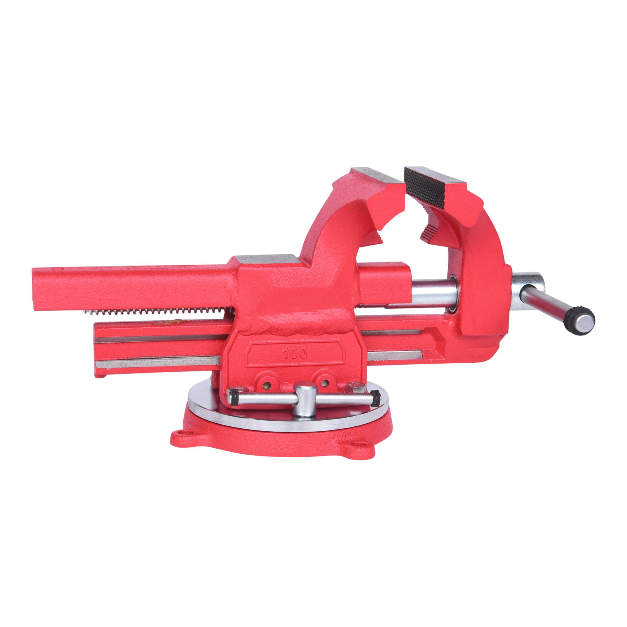 KS Tools Schraubstock KS Tools Schraubstock mit Rundteller, 100 mm
